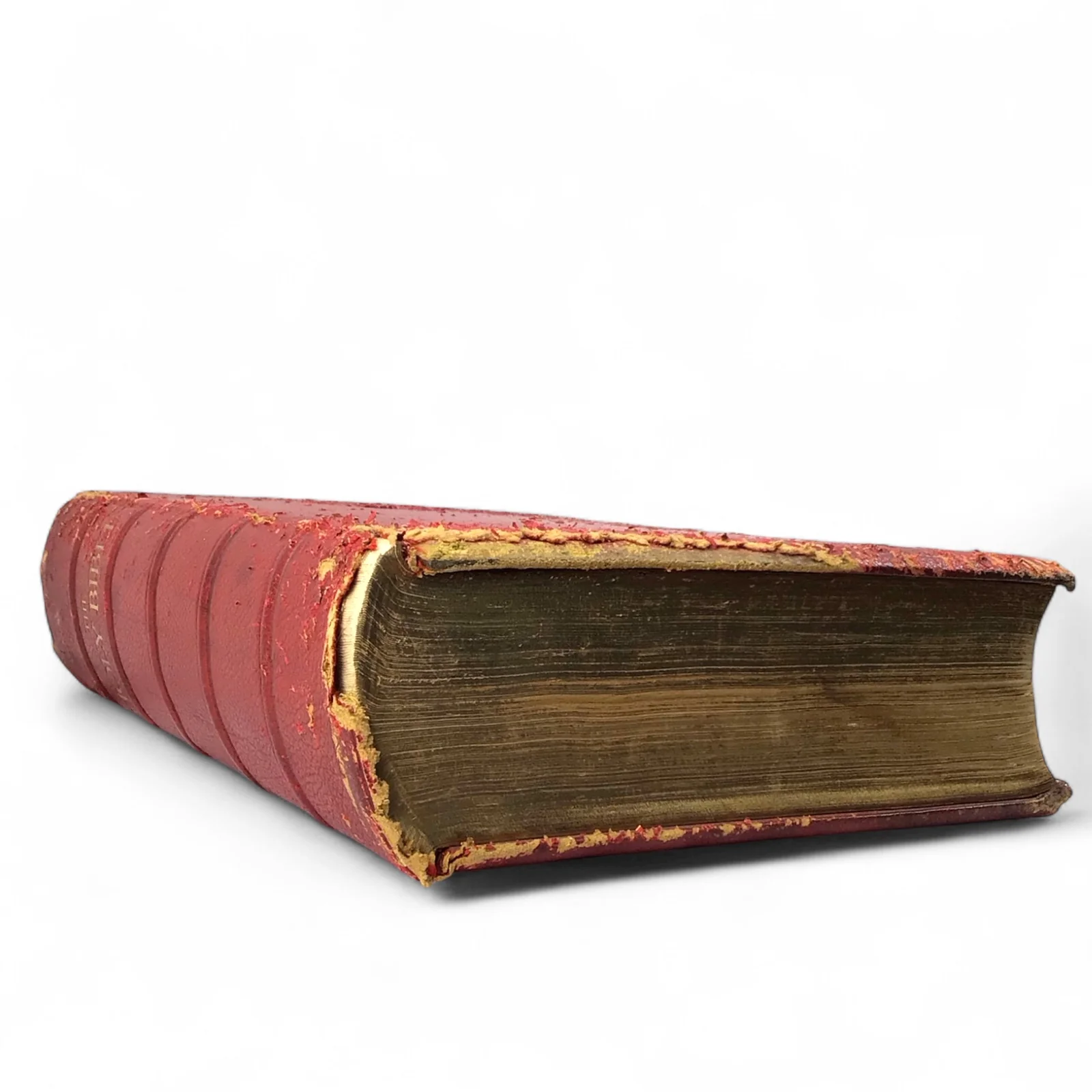 Monumental 1935 King James Oxford Lectern Bible Bruce Rogers Red Goatskin - Image 17