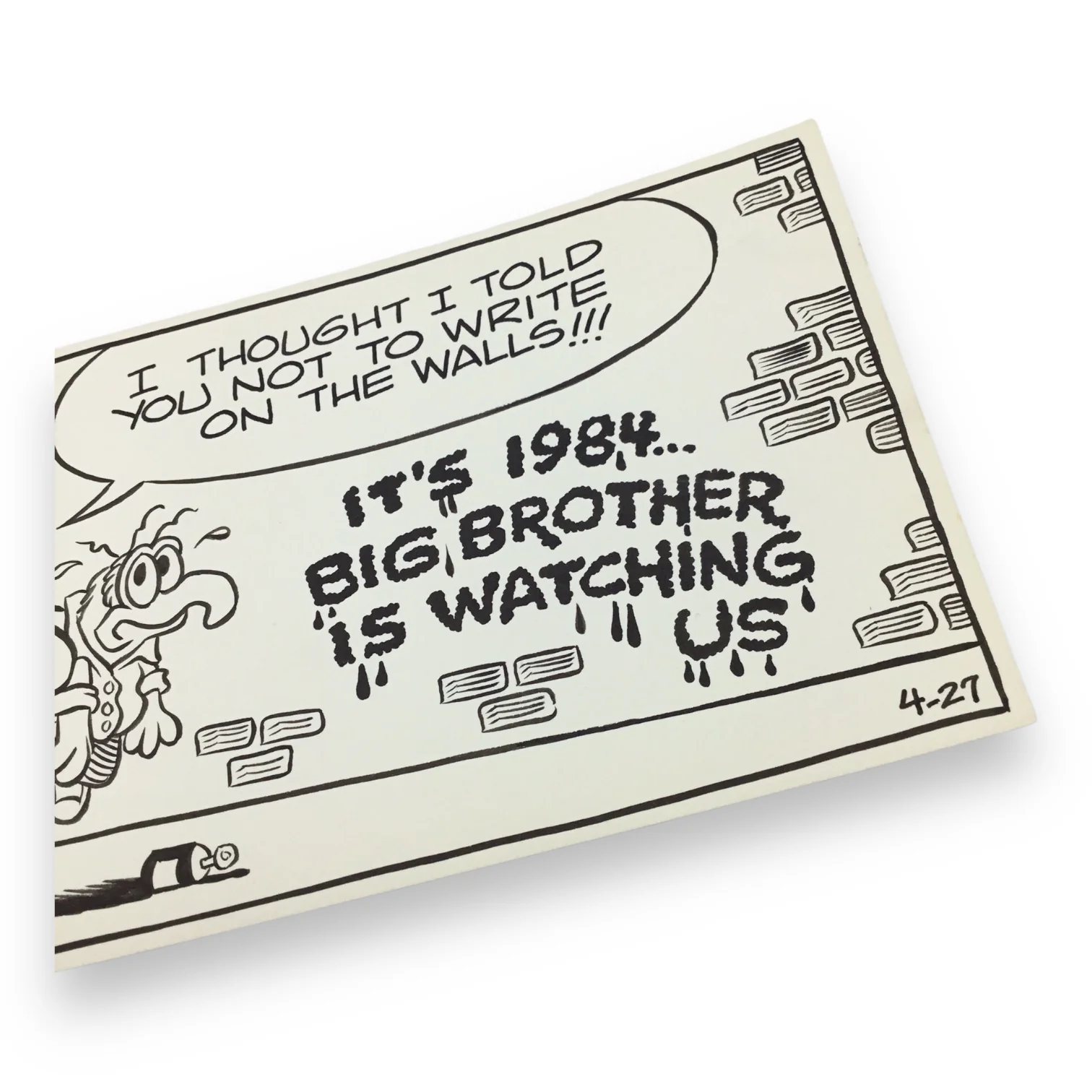 Muppets Original "Big Brother" Daily Comic Strip by Guy & Brad Gilchrist - April 27th, 1984 - Image 5