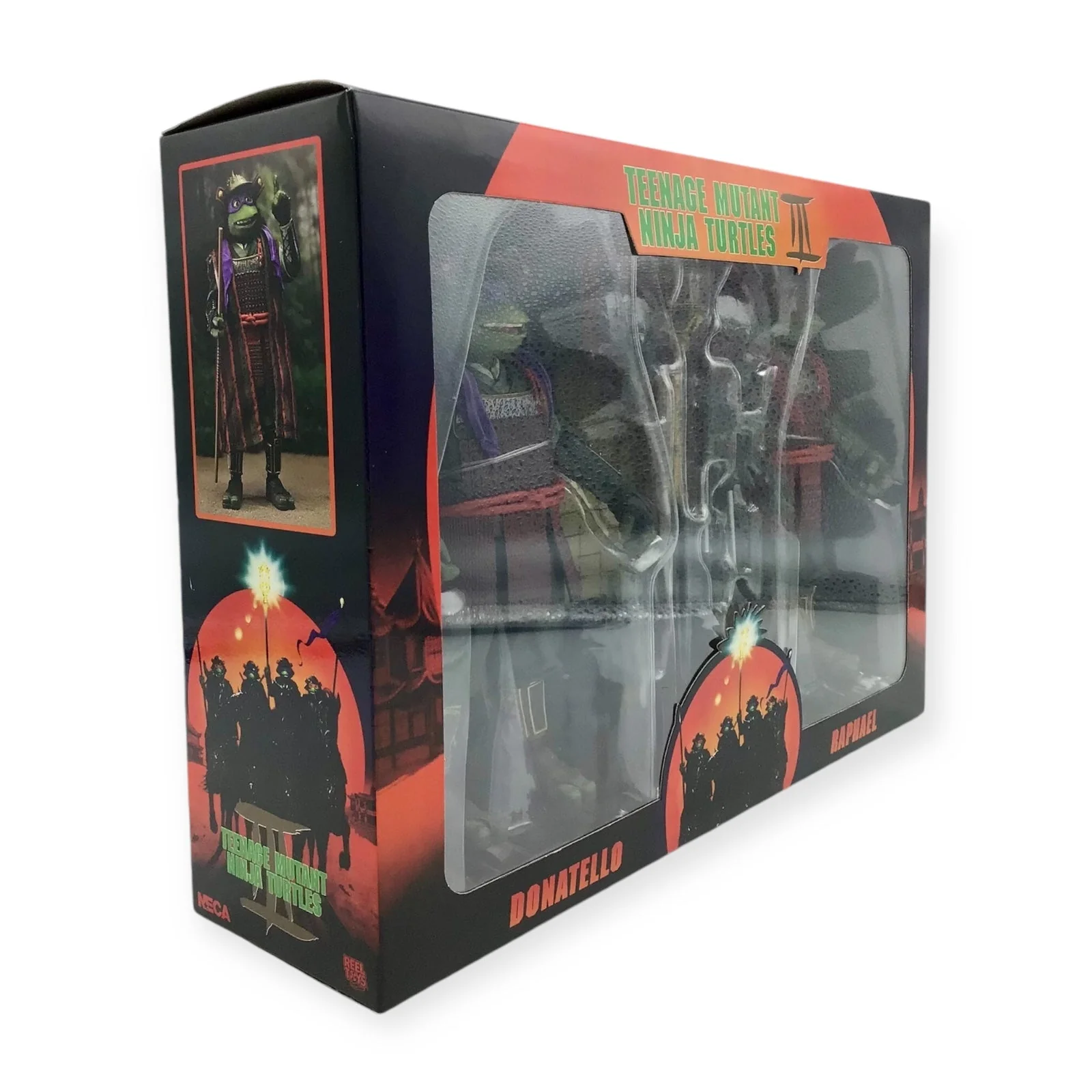 NECA Teenage Mutant Ninja Turtles III Donatello & Raphael 2 Pack Set - 2019 - Image 4