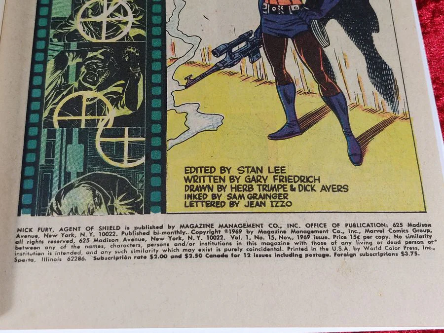 Nick Fury Agent of SHIELD #15 Marvel 1968 The Assassination of Nick Fury - Image 6