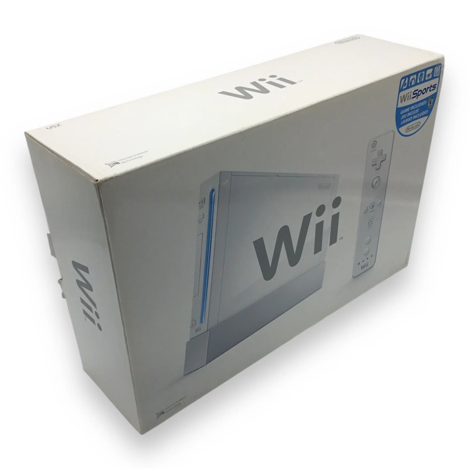 Nintendo Wii White Console w/ Controller, Box & Madcatz Sensor – Tested - Image 7