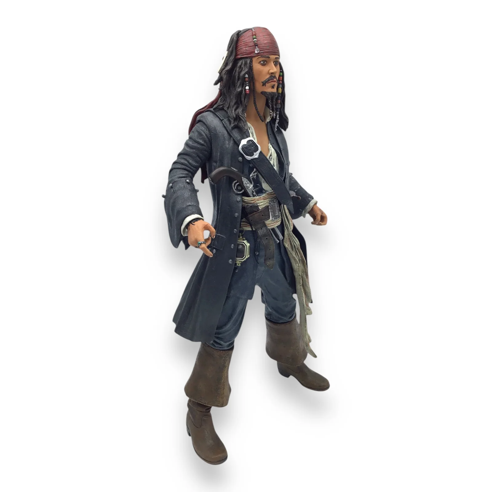 Pirates of the Caribbean Curse of the Black Pearl Capt. Jack Sparrow 18" Talking Figure NECA - Image 2