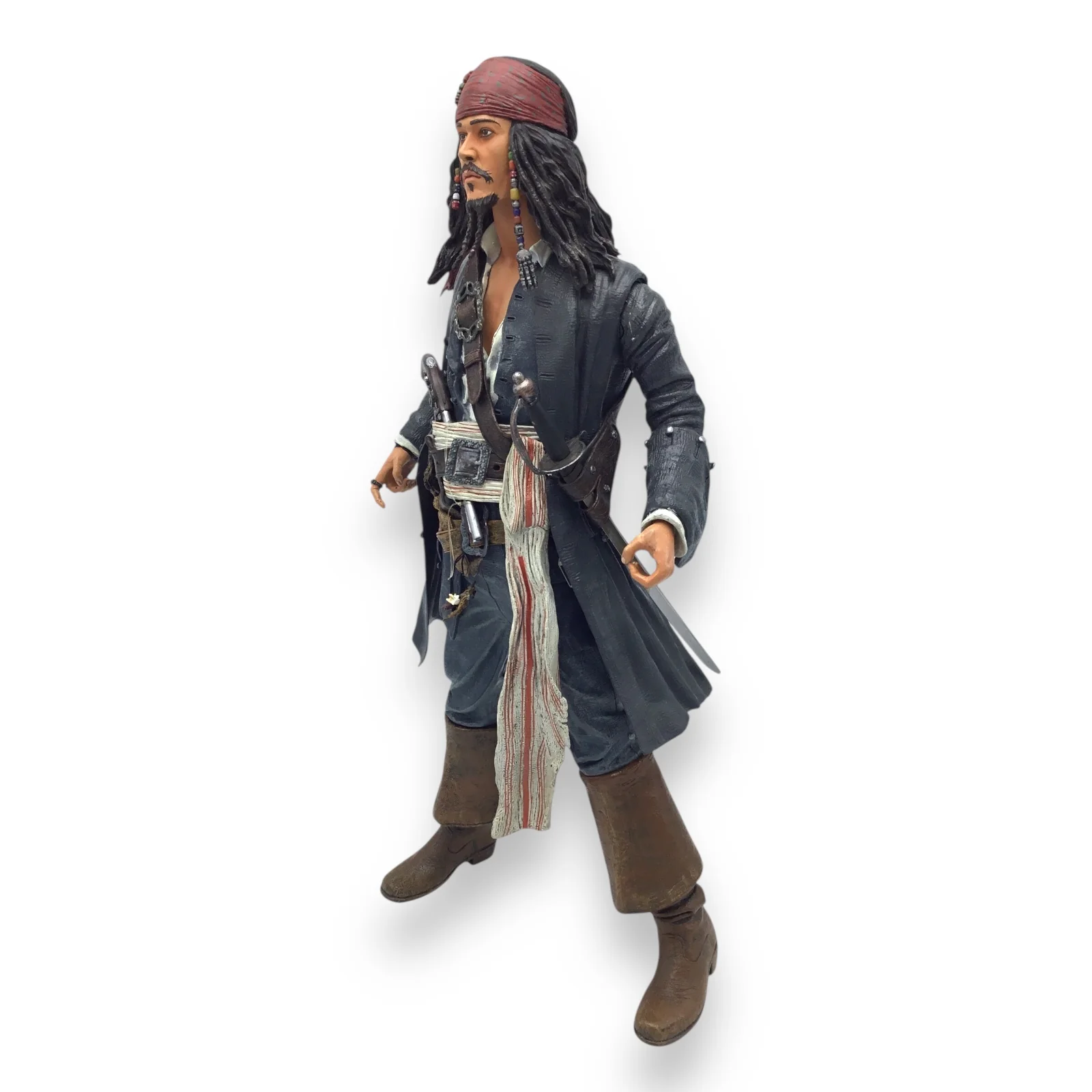 Pirates of the Caribbean Dead Man's Chest Capt. Jack Sparrow 18" Talking Figure NECA - Image 9