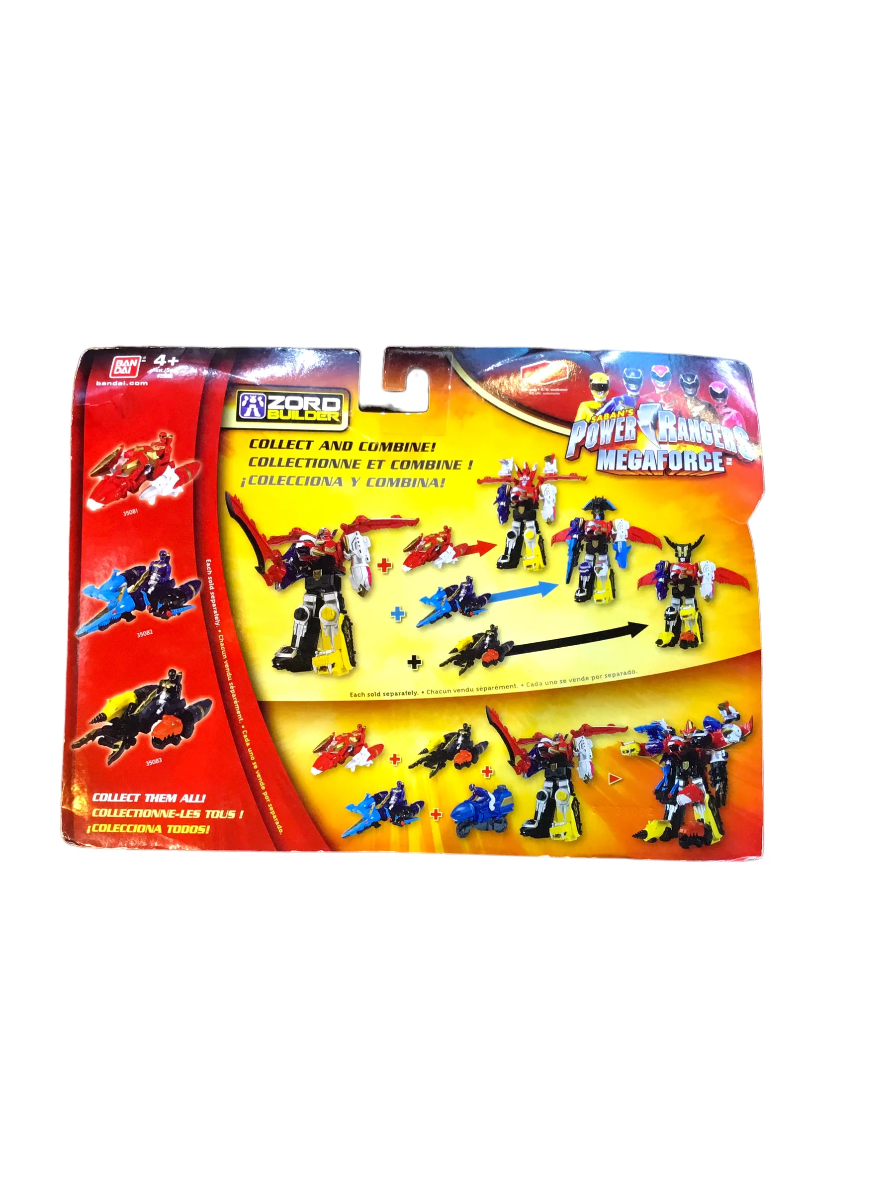 Power Rangers Megaforce Sea Brothers Zord Vehicle And Blue Ranger - Image 2