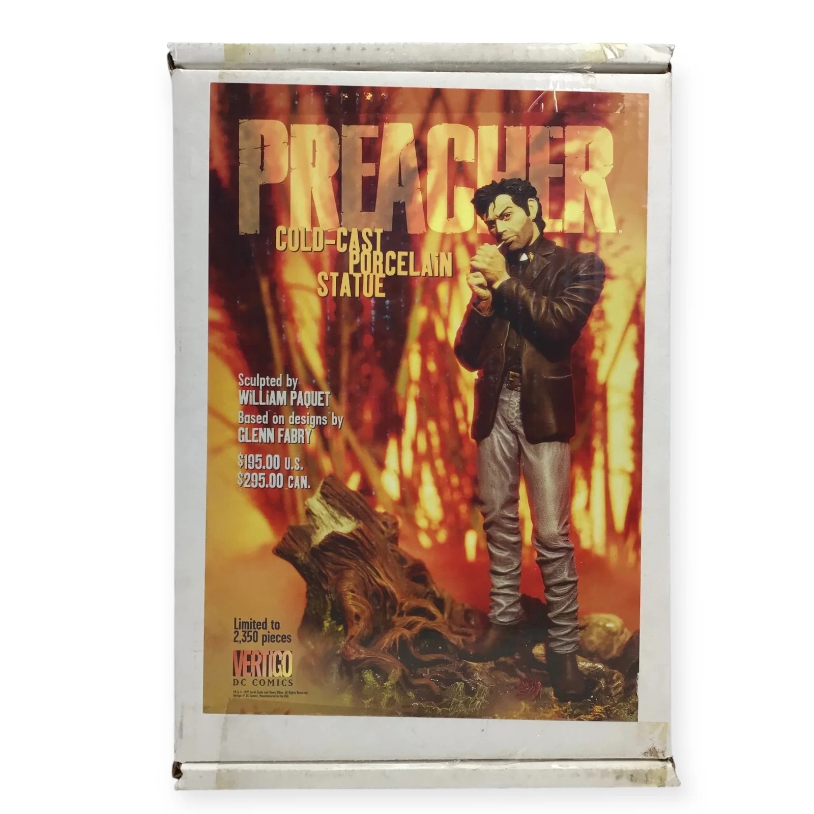 Preacher Cold-Cast Porcelain Statue - DC/ Vertigo 1997 - Limited Edition 1719/2350 - Image 8