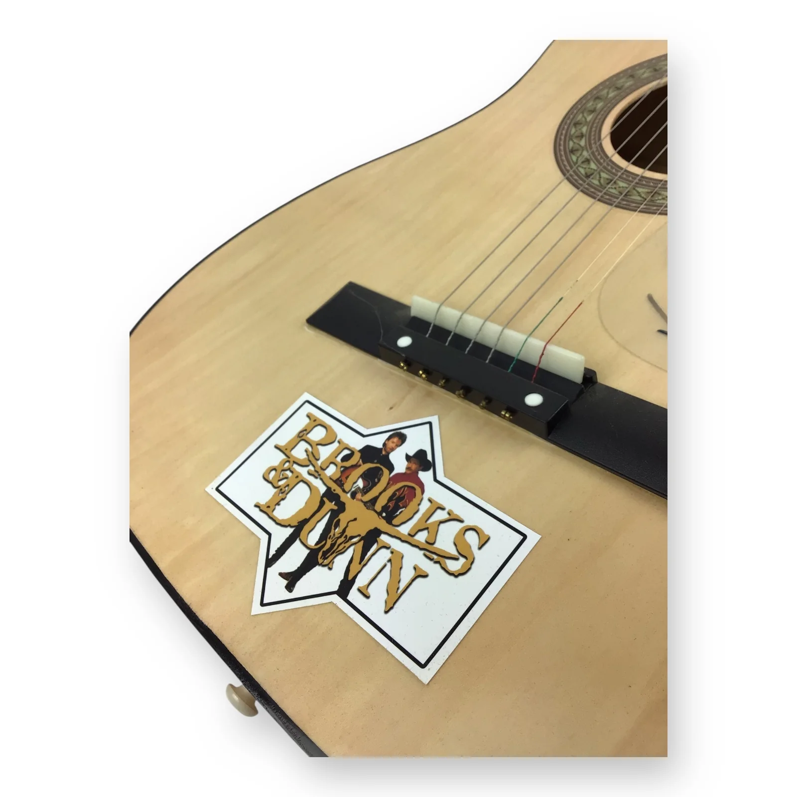 Brooks & Dunn Signed Acoustic Guitar w/ JSA COA – 39" Display Size - Image 3