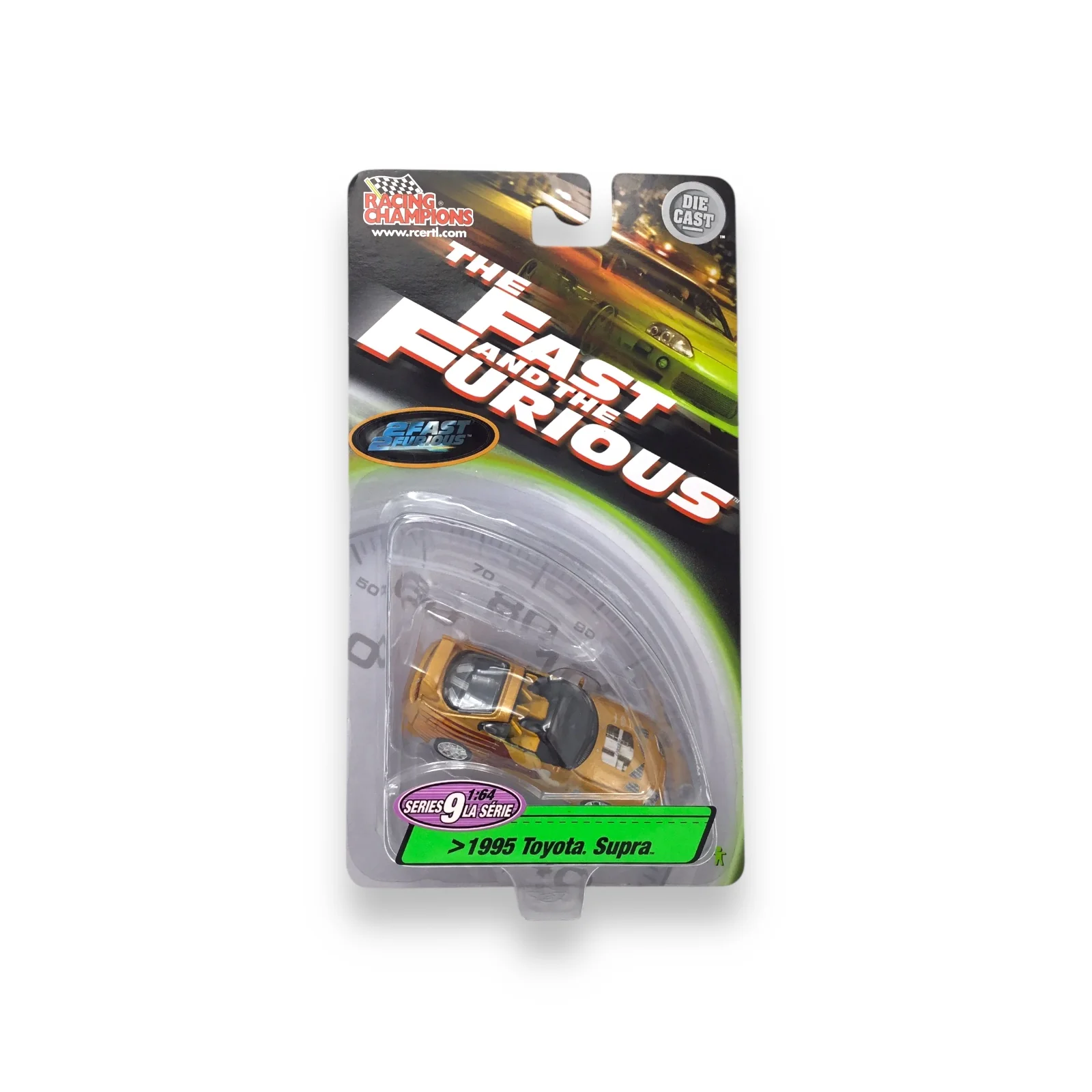 Racing Champions 2 Fast 2 Furious 1:64 Scale Series 9 | 1995 Toyota Supra | Brand New on Card