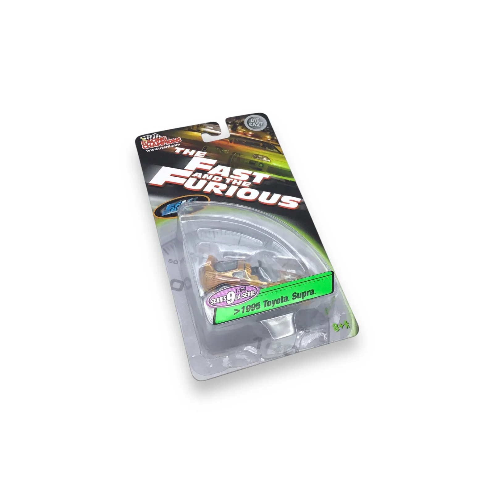 Racing Champions 2 Fast 2 Furious 1:64 Scale Series 9 | 1995 Toyota Supra | Brand New on Card - Image 3