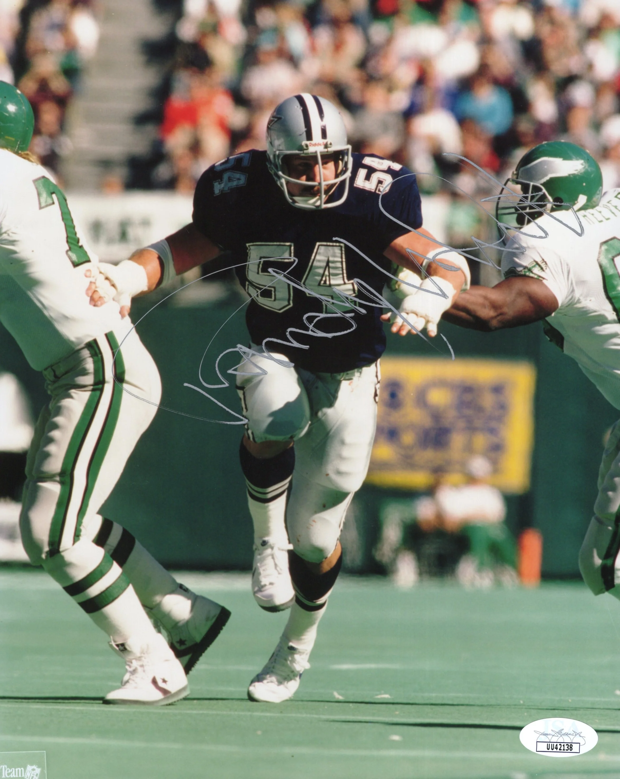 Randy White Signed Photo 8x10, Dallas Cowboys #54 Randy White Autograph, JSA Certified Authentic UU42138