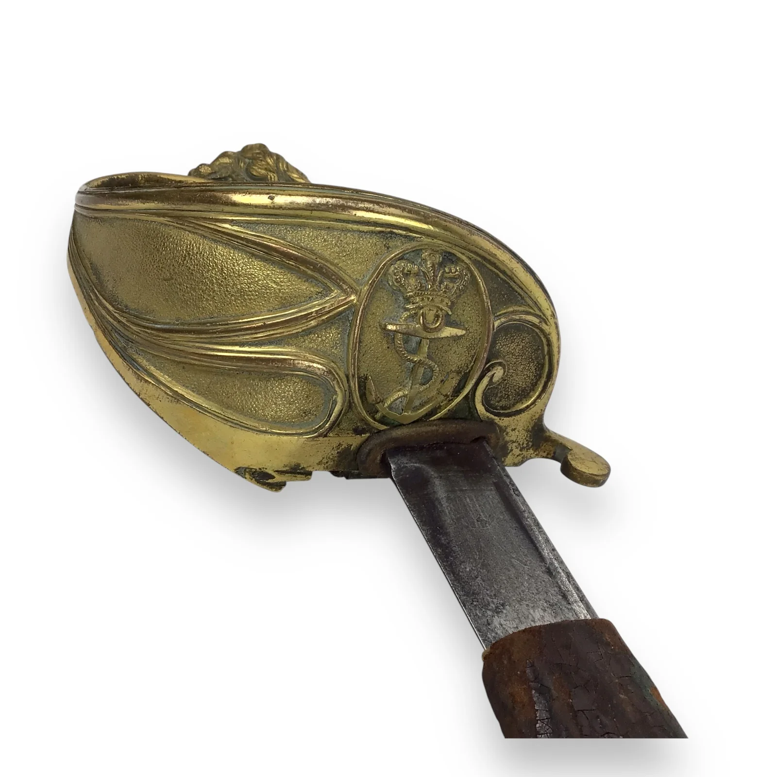 Rare British 1827 Royal Navy Officer Sword Order of the Garter w/ Sheath - Image 12