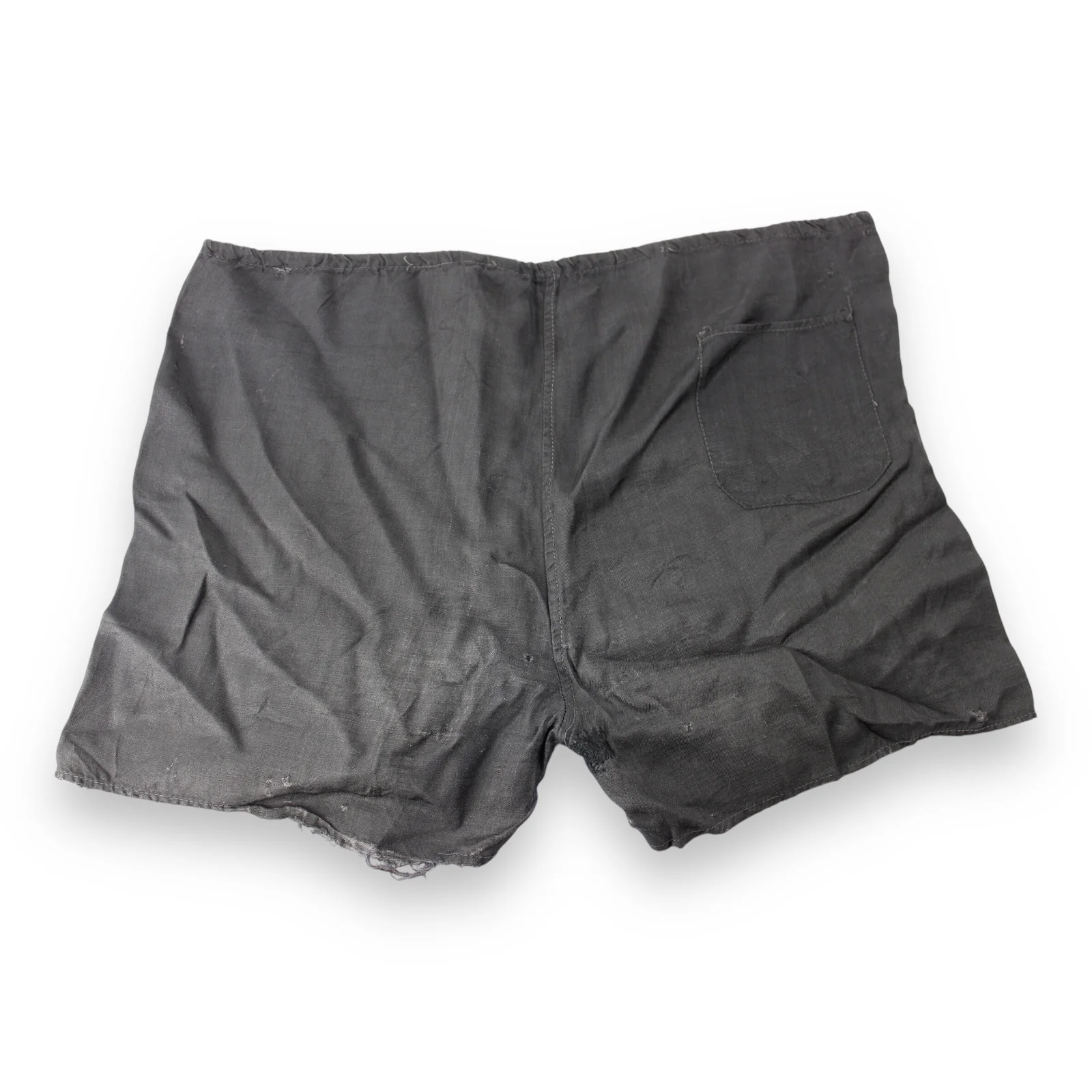 Rare German WW2 Black Hitler Youth (Jugend) Shorts Pair with Insignia and Label - Image 7