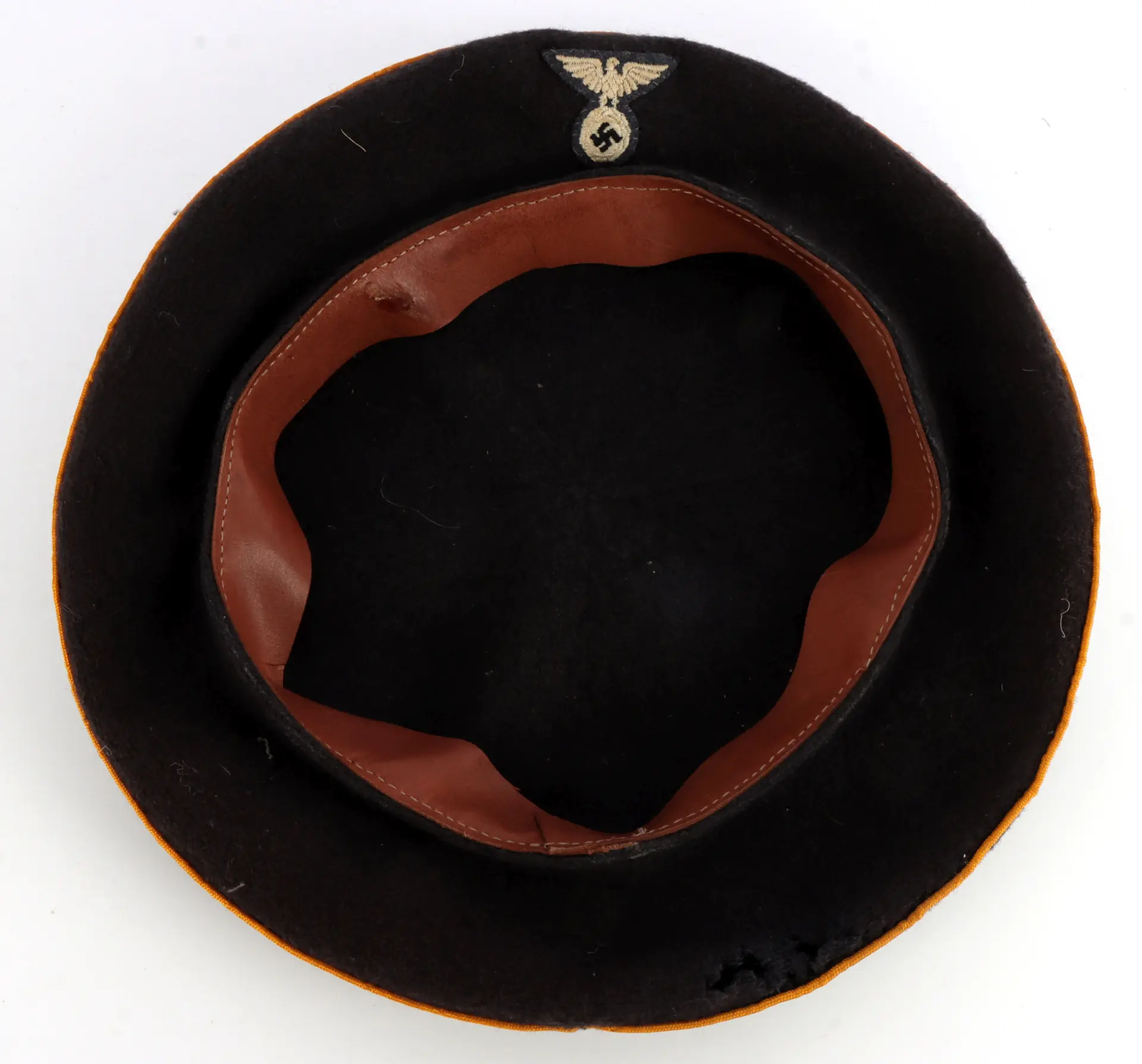 Rare German WWII NSFK Glider Flying Corps Beret - Early Luftwaffe Flight Branch! - Image 6