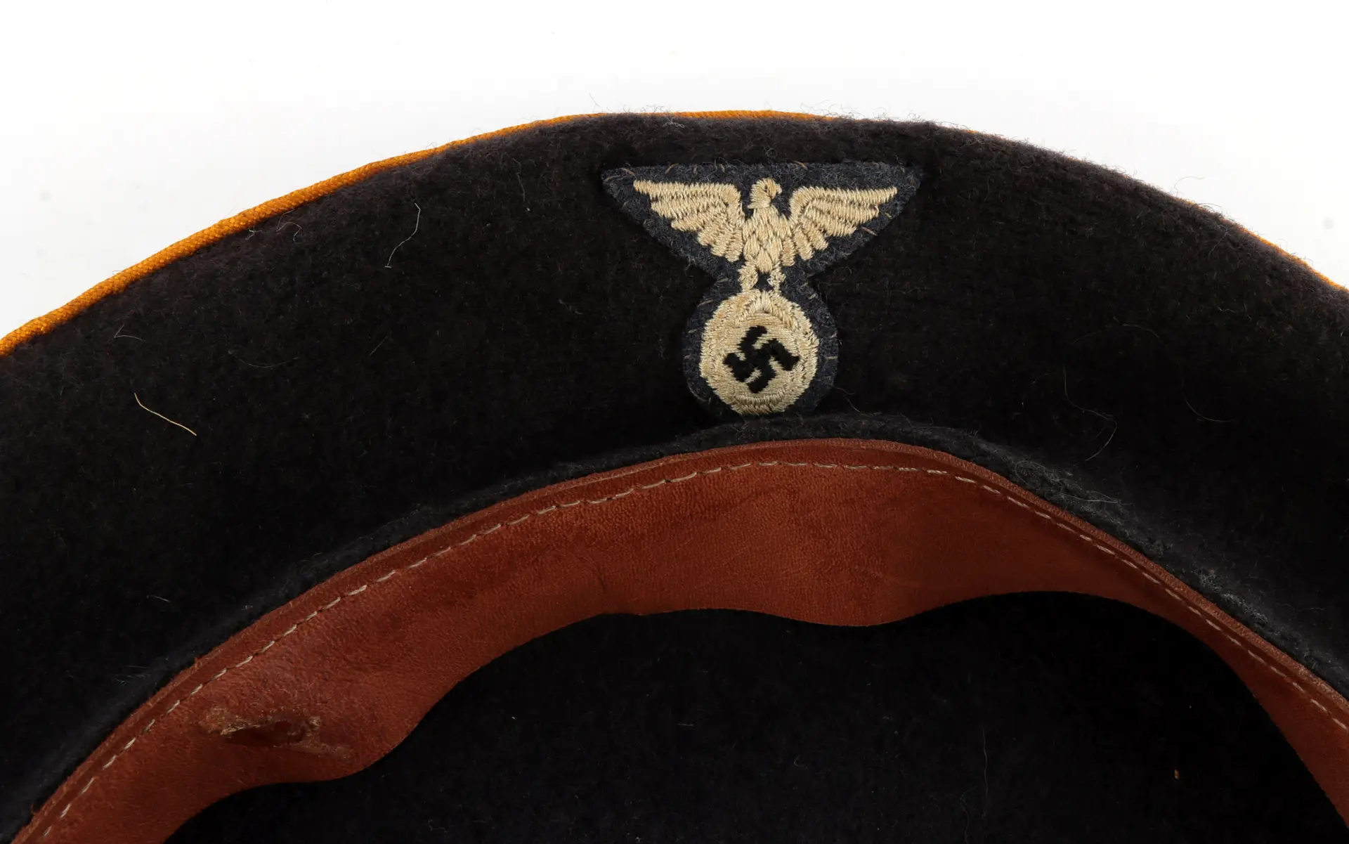 Rare German WWII NSFK Glider Flying Corps Beret - Early Luftwaffe Flight Branch! - Image 7