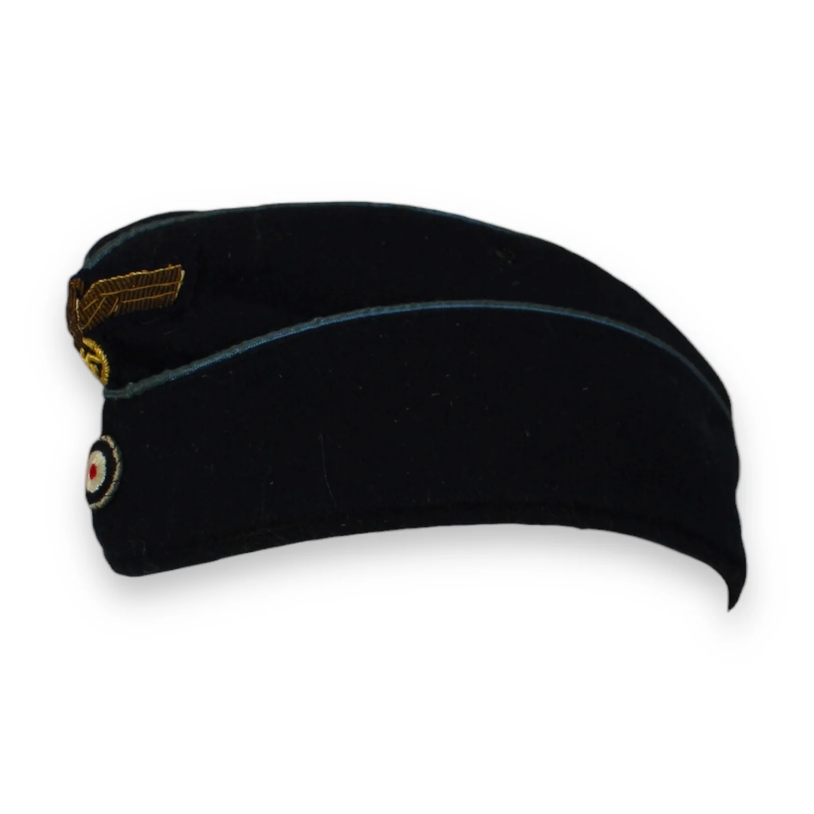 Rare WW2 Kriegsmarine U-Boat Transport and Supply Officer Overseas Cap - Image 3