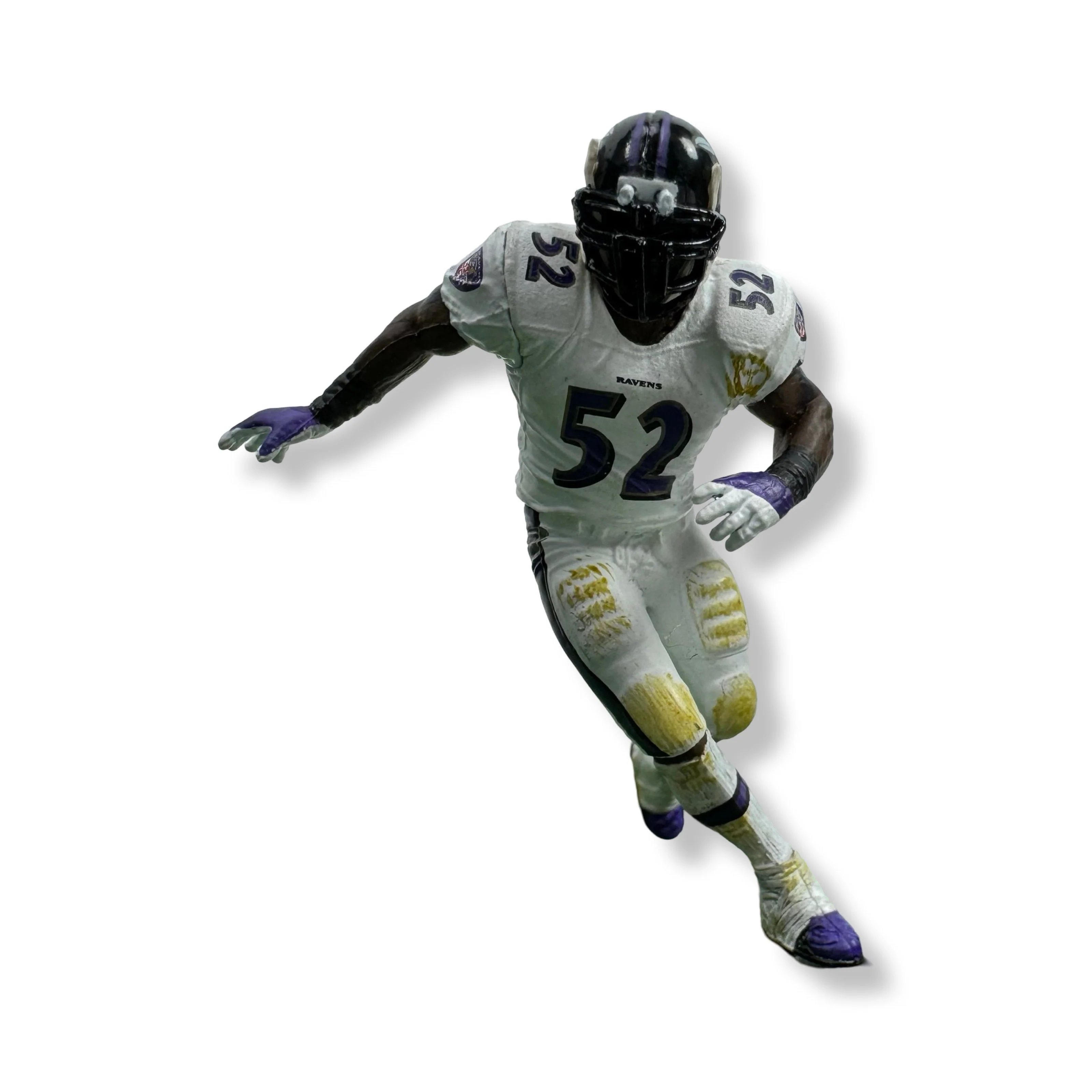 Ray Lewis Signed Ravens Mini Helmet Figure Card Shadowbox w/ COA Unique OOAK NEW - Image 17
