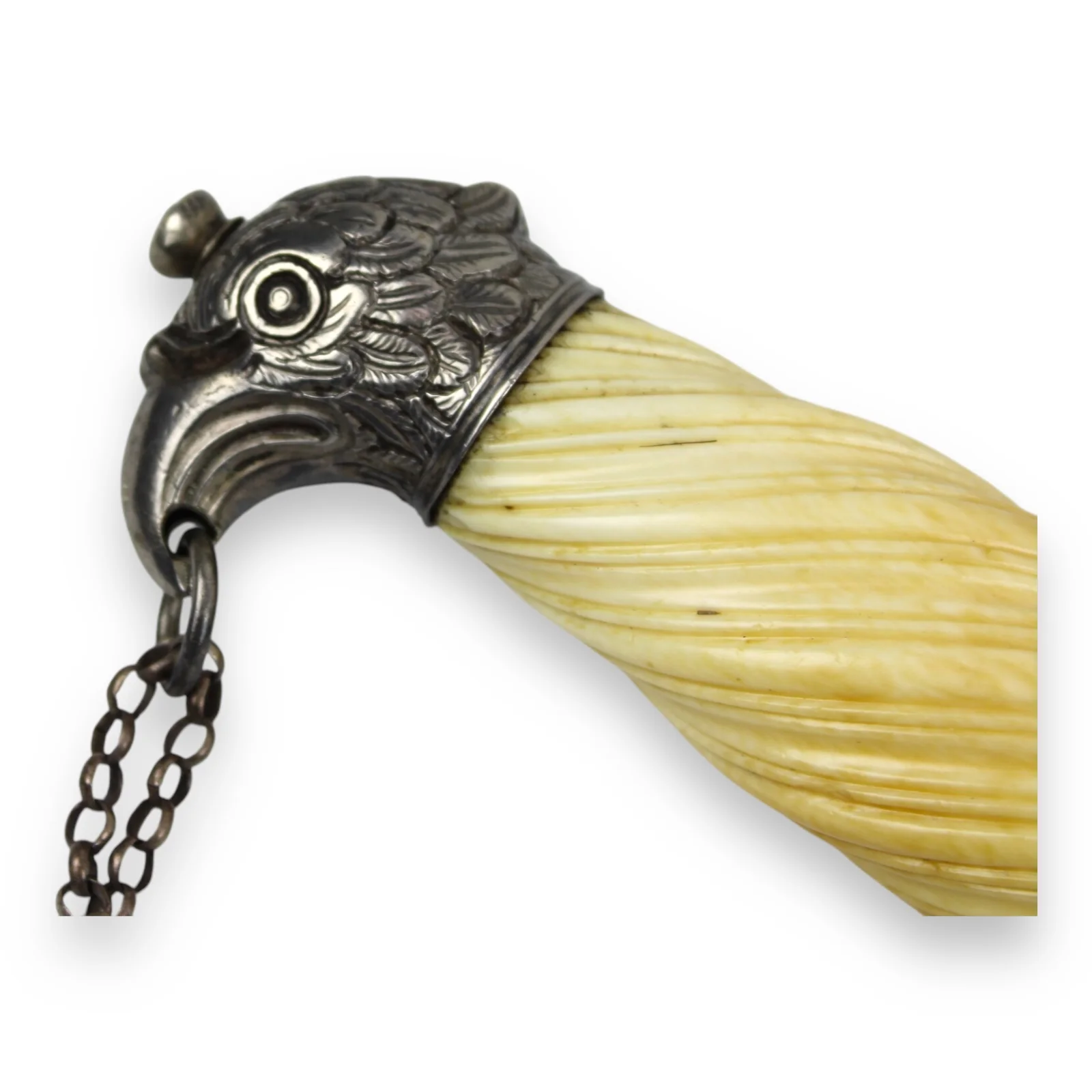 Rev War 1776 Silver Hilt Officer Sword Guthman Coll. Rare Eagle Head Ivory - Image 2