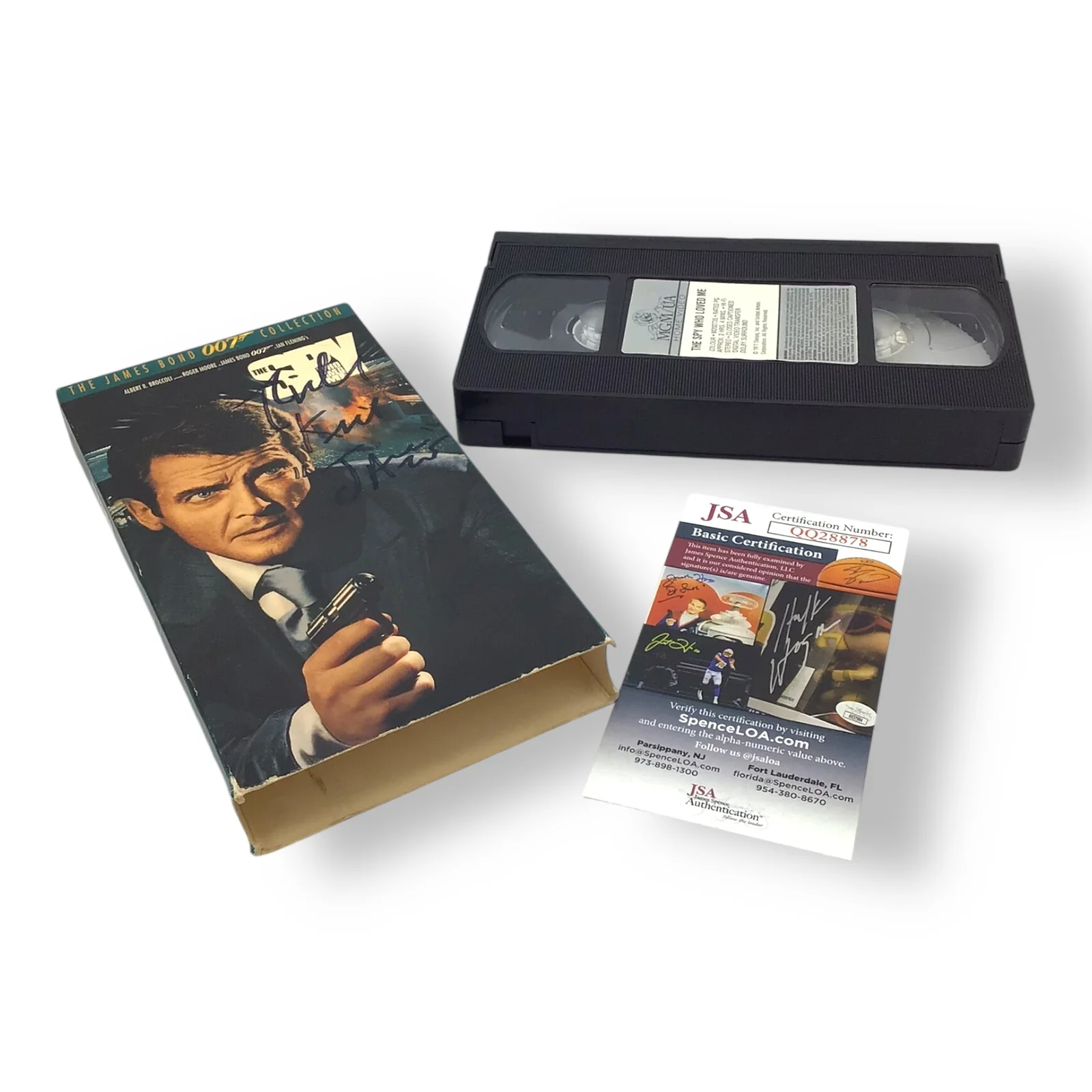 Richard Kiel Signed VHS The Spy Who Loved Me – JSA - Image 2