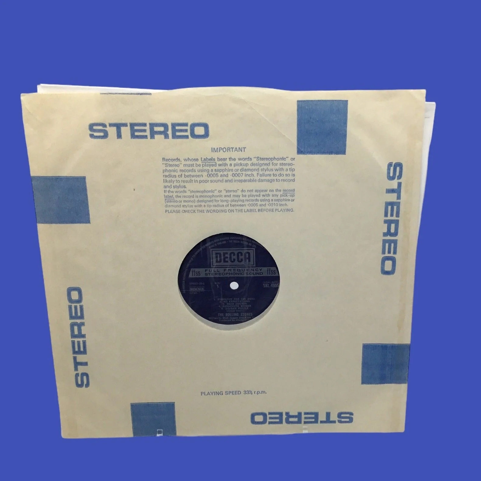 Rolling Stones - Beggars Banquet England Import Original Vinyl - Image 8