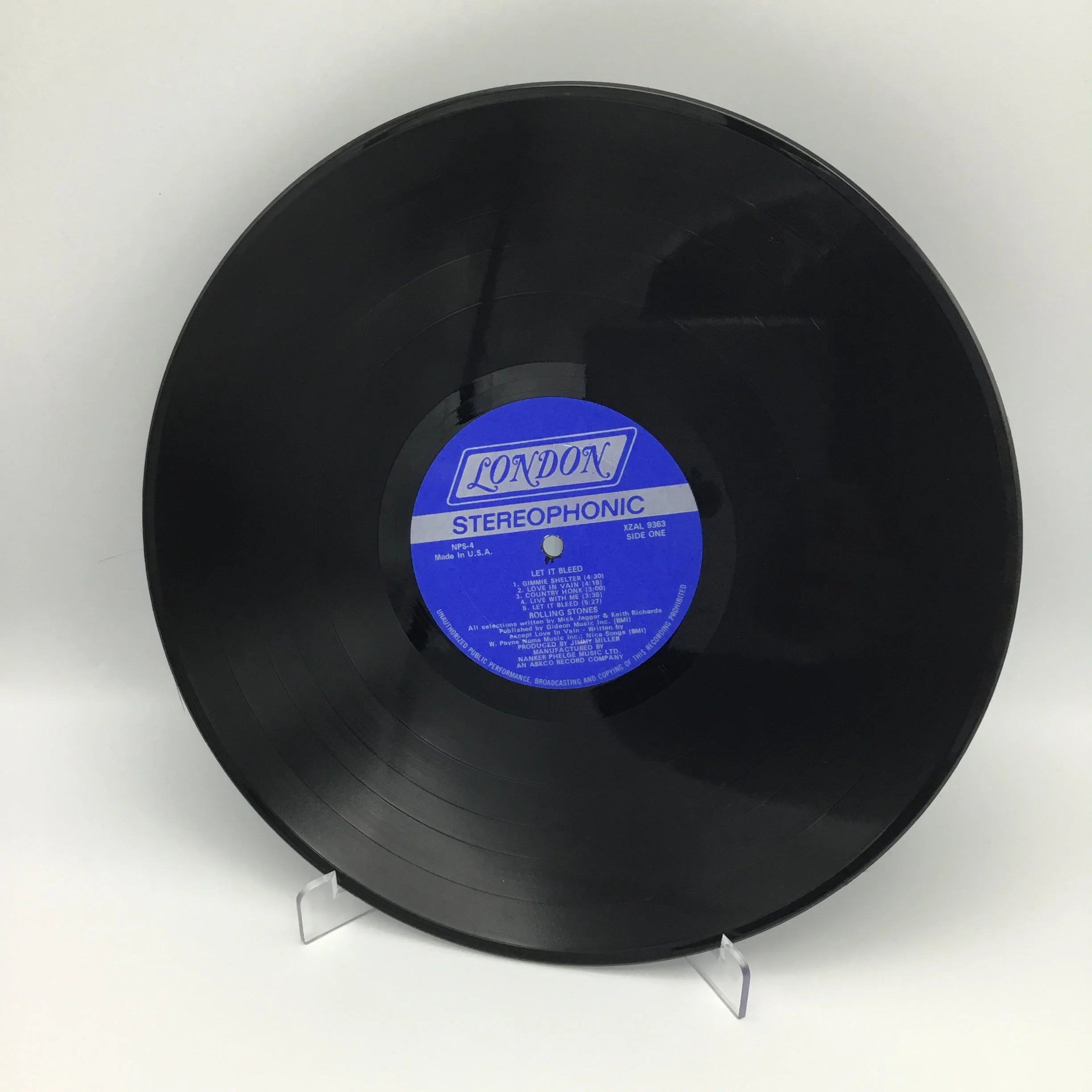 Rolling Stones  LET IT BLEED Vinyl by London Records NPS-4 w/Orig Inner Sleeve - Image 3