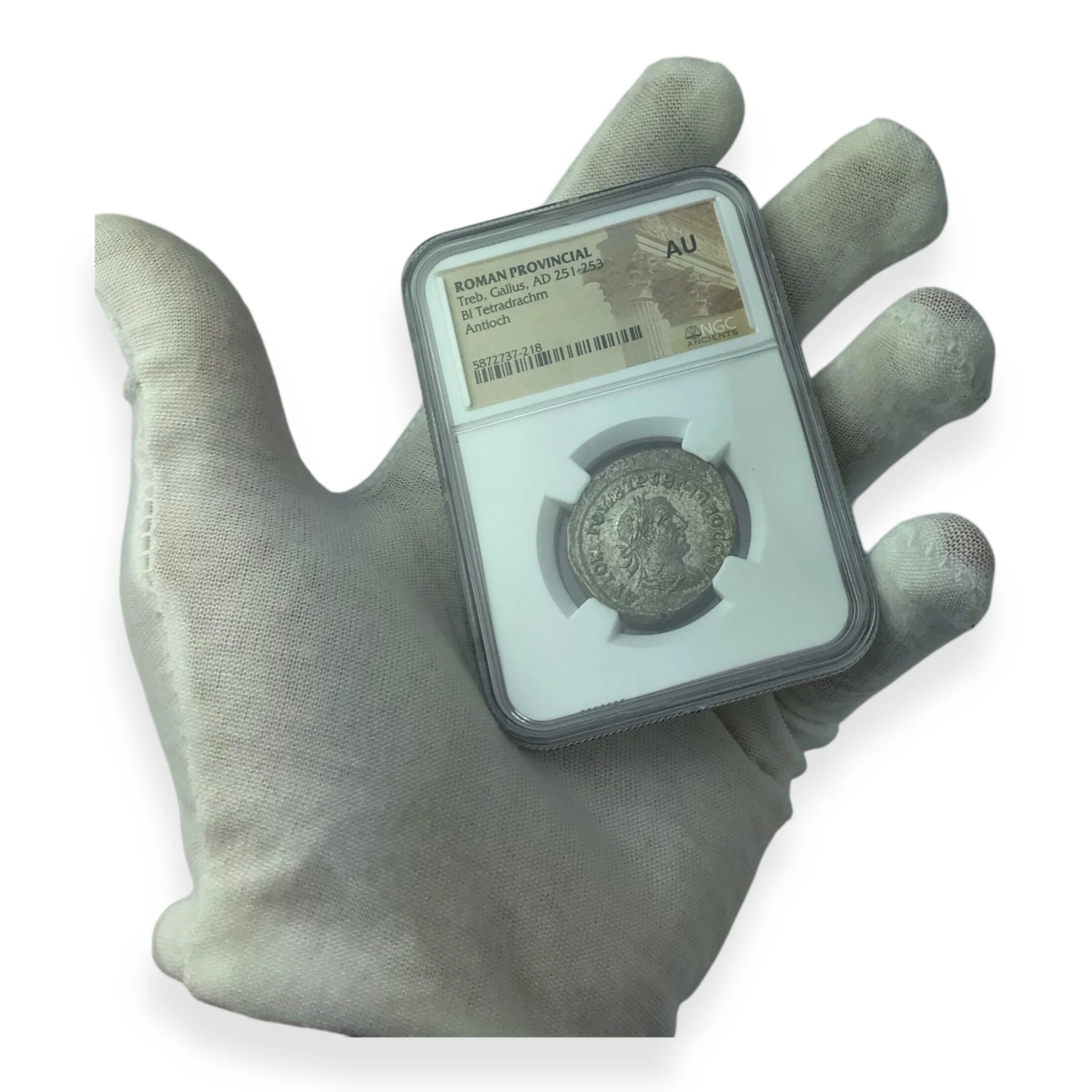 Roman Provincial BI Tetradrachm Trebonianus Gallus AU 251–253 AD - Image 3