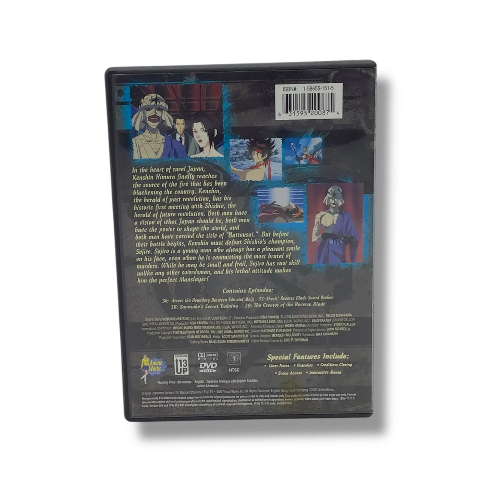 Rurouni Kenshin: Legend of Kyoto - Heart of the Sword (DVD) - Image 3