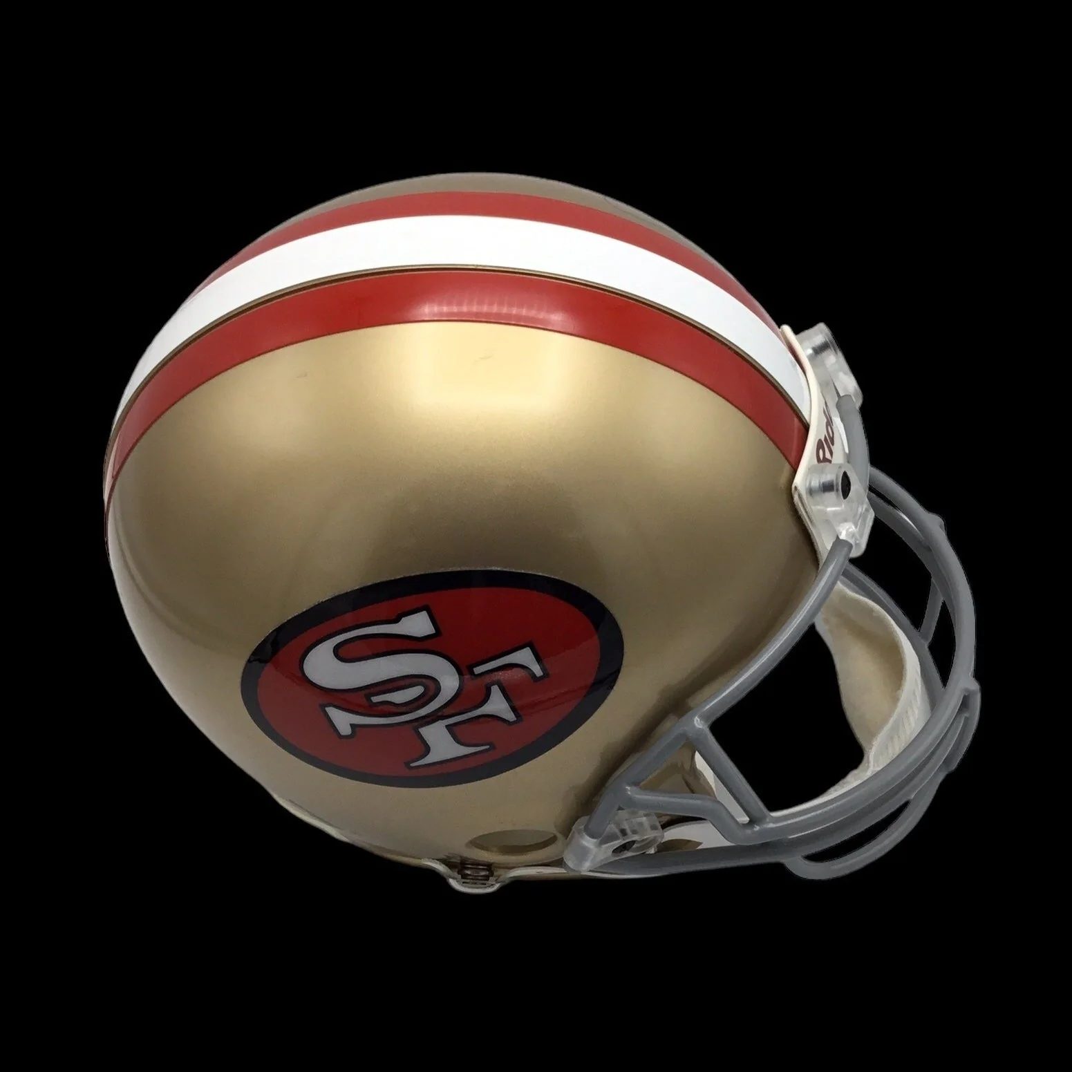 Joe Montana Authentic Full-Size Autograph Signed 49ers Riddell Football Helmet COA Sticker - Image 2
