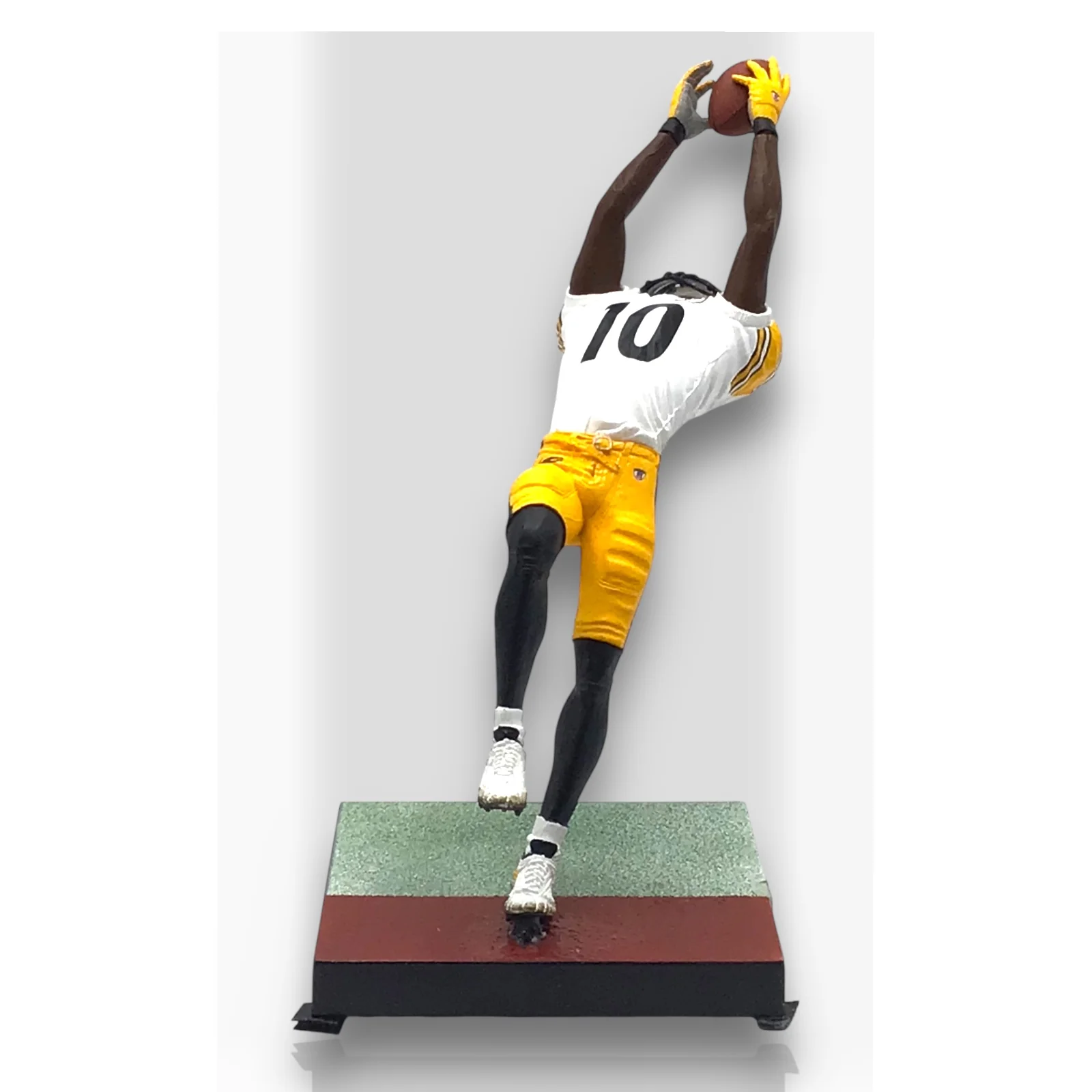 Santonio Holmes Steelers Authentic Signed Mini Helmet Shadowbox - Image 4