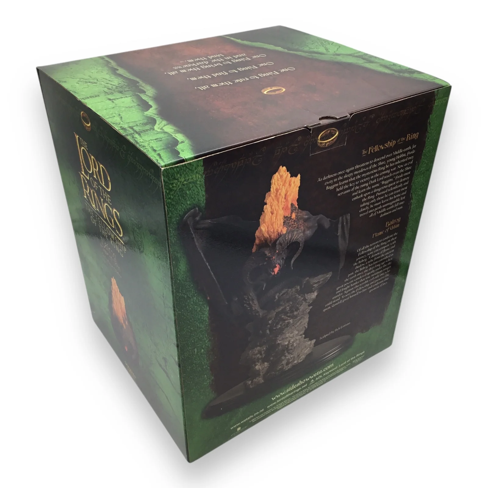 Sideshow WETA Balrog Flame of Udûn Statue – Lord of the Rings Fellowship of the Ring - Image 3