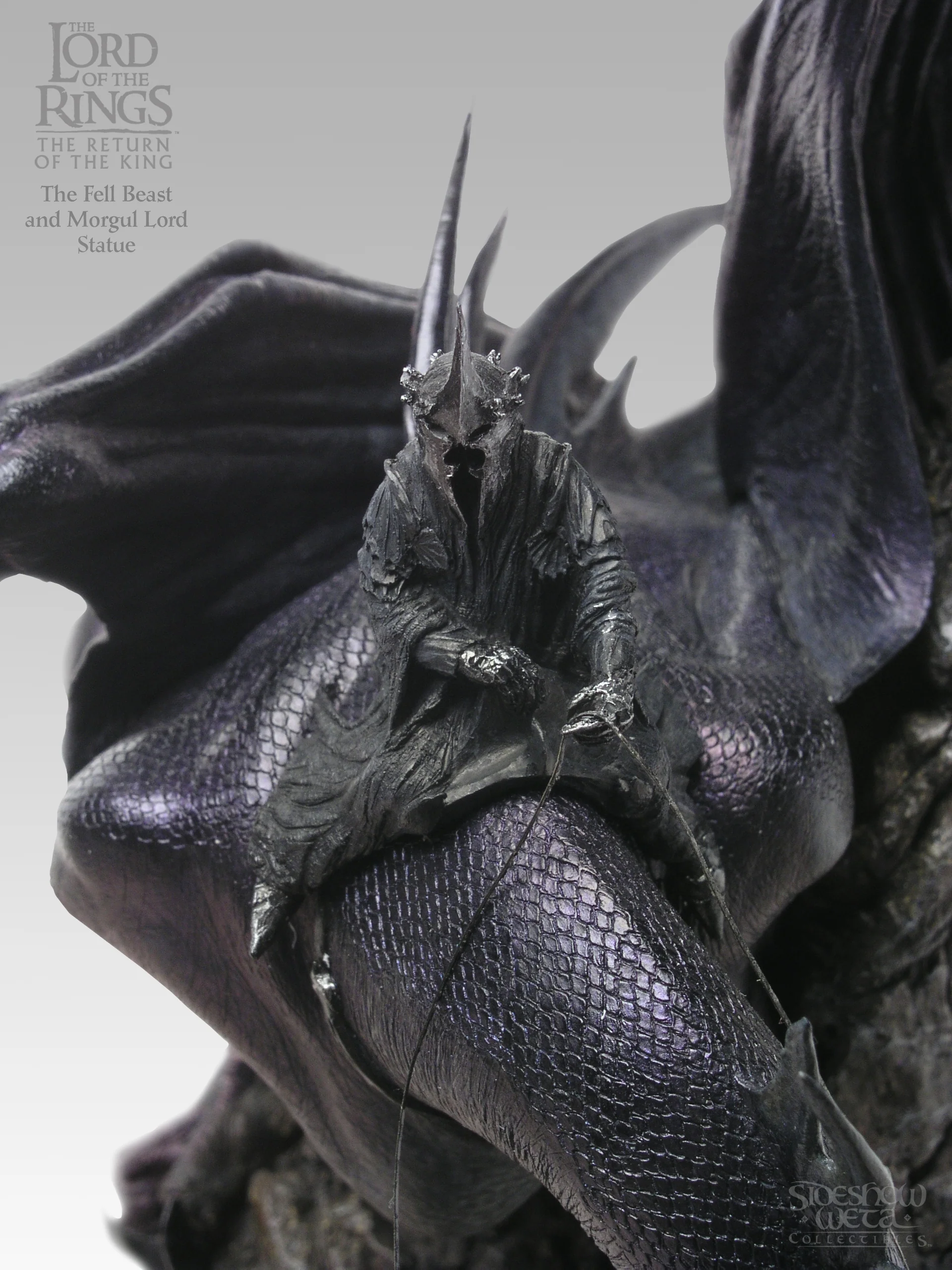 Sideshow WETA Fell Beast with Morgul Lord Statue – Lord of the Rings Return of the King - Image 6