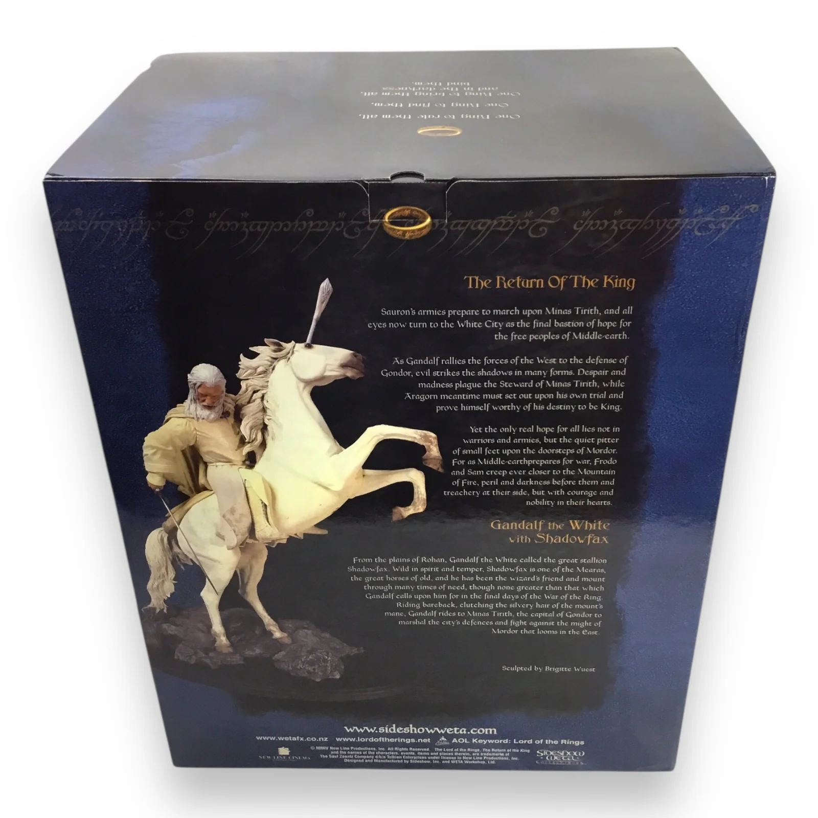 Sideshow WETA Gandalf on Shadowfax Statue – Lord of the Rings Return of the King - Image 3