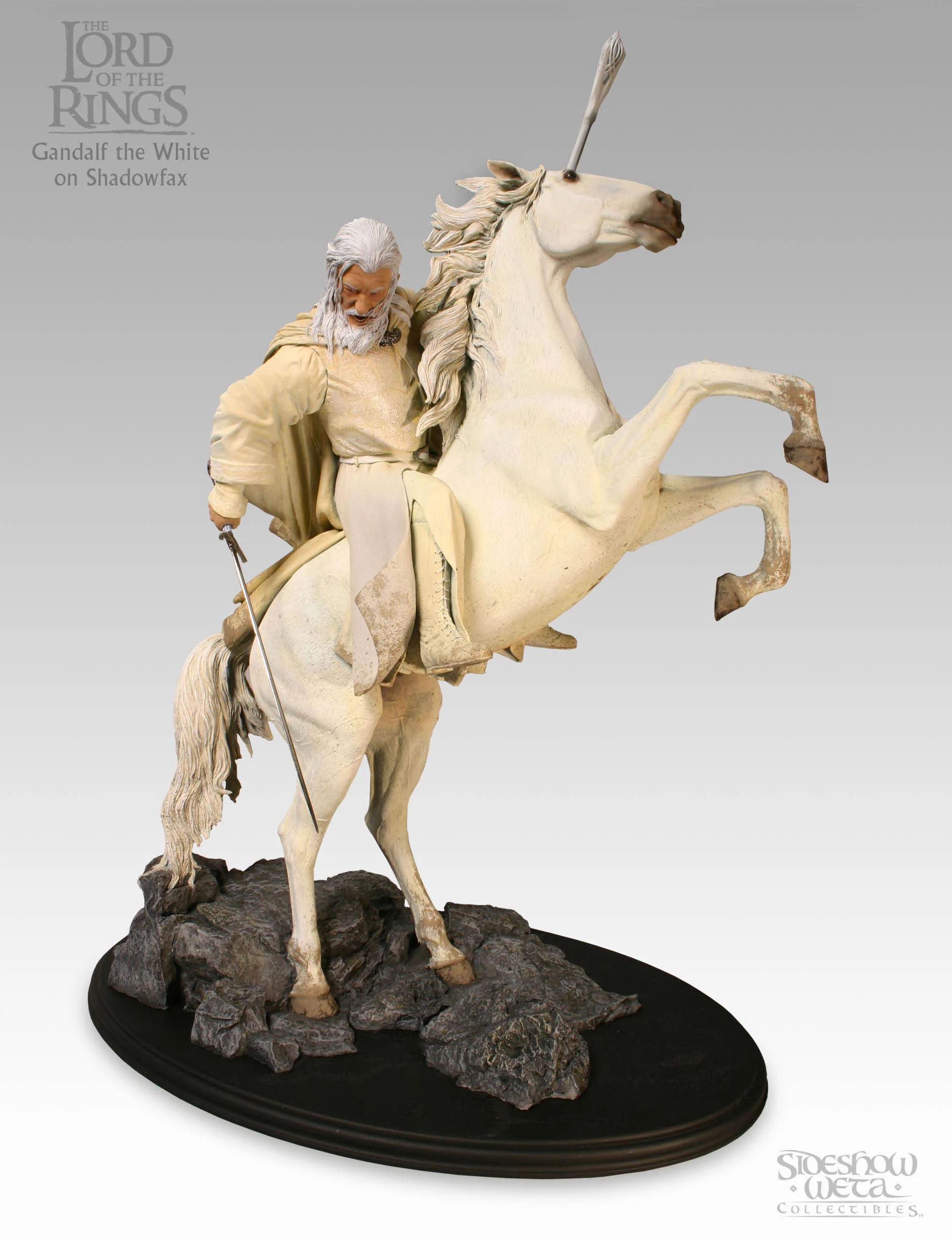 Sideshow WETA Gandalf on Shadowfax Statue – Lord of the Rings Return of the King - Image 4