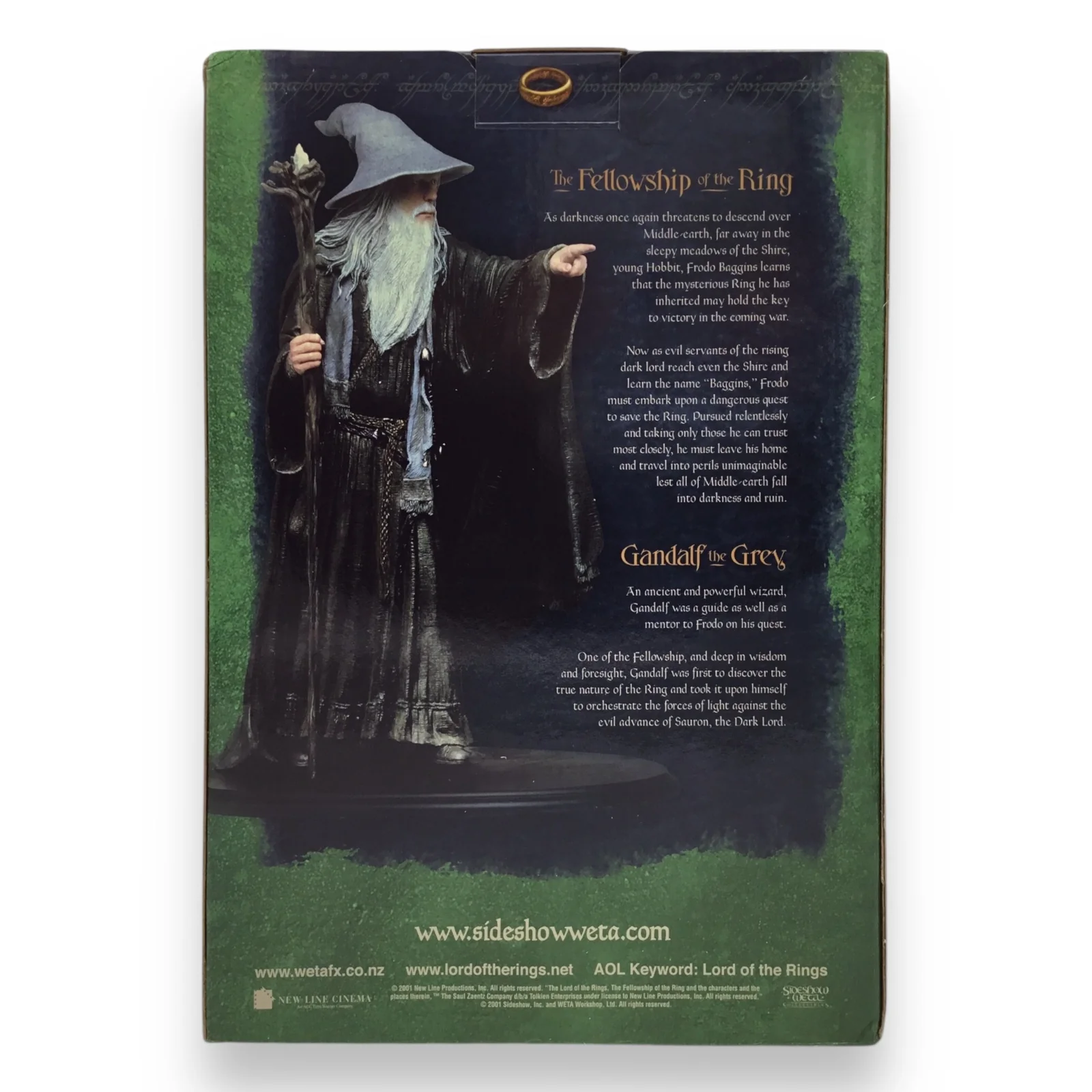 Sideshow WETA Gandalf the Grey Statue – Lord of the Rings Fellowship of the Ring - Image 3