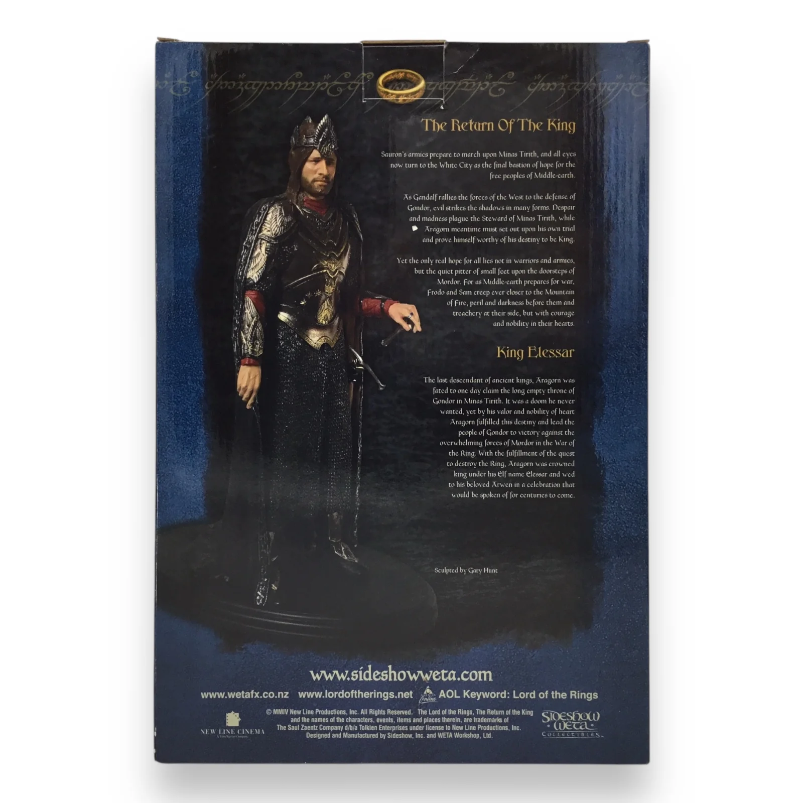 Sideshow WETA King Elessar Statue – Lord of the Rings Return of the King - Image 2