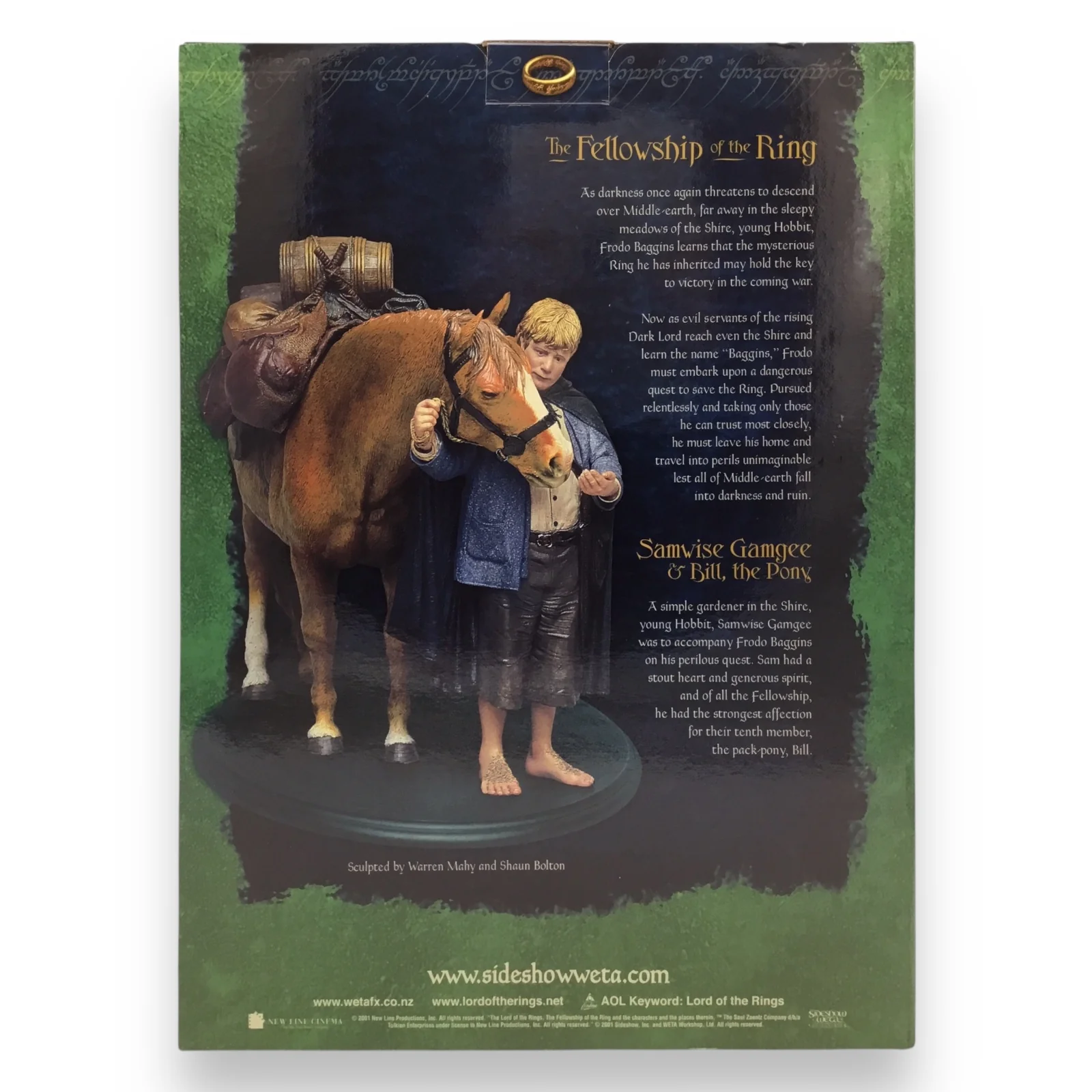 Sideshow WETA Samwise Gamgee & Bill the Pony Statue – Lord of the Rings Fellowship of the Ring - Image 3