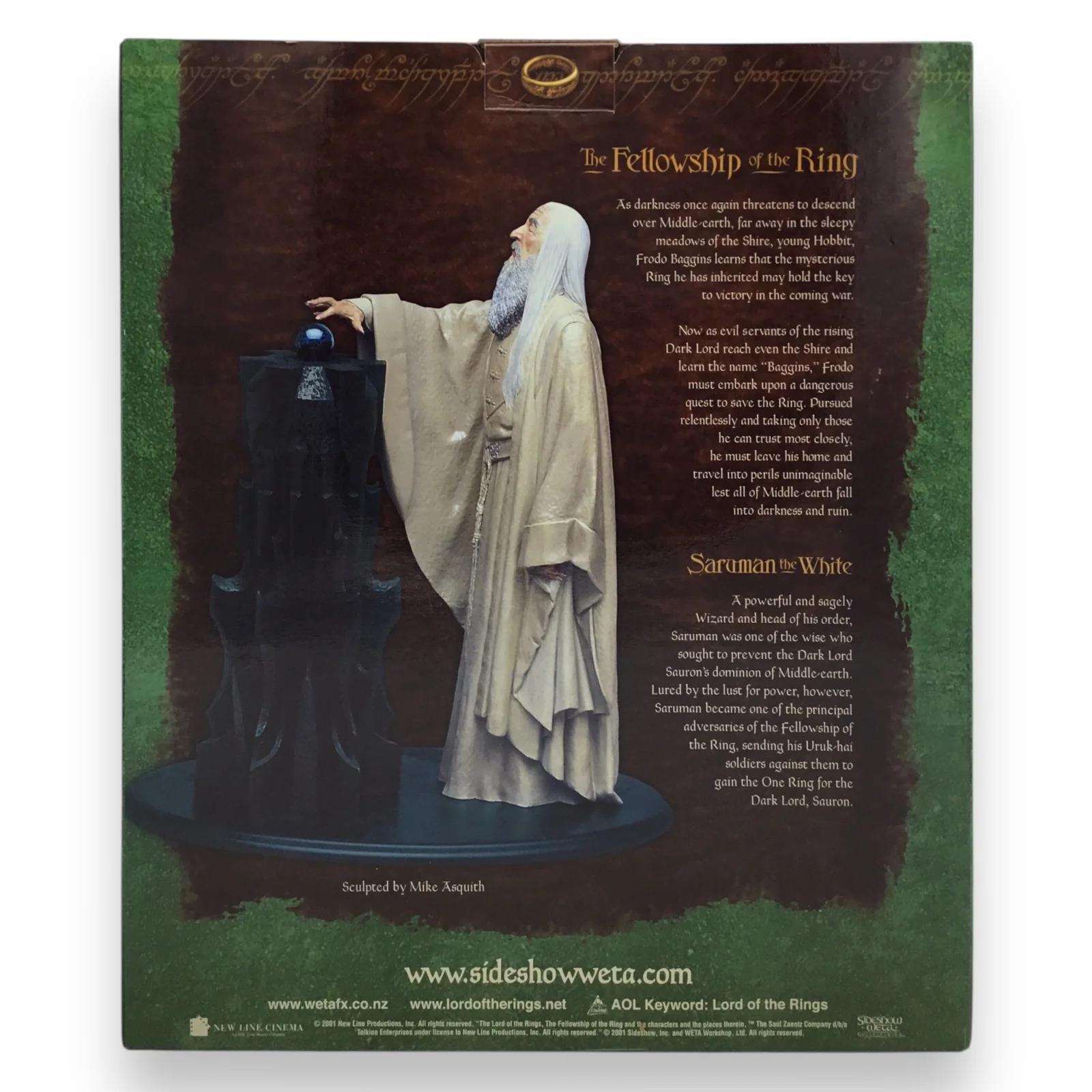Sideshow WETA Saruman the White Statue – Lord of the Rings Fellowship of the Ring - Image 3