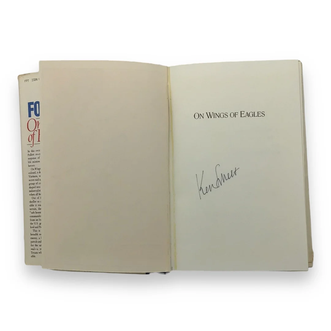 On Wings of Eagles SIGNED by Ken Follett (Stated First Edition, 1983) - Image 3