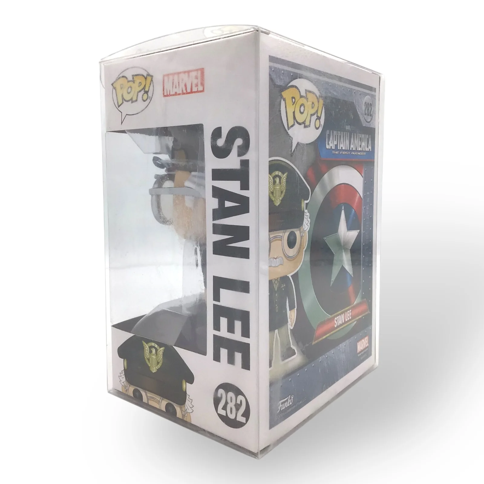 Stan Lee Autographed Captain America Funko Pop – The First Avenger #282 - Image 3