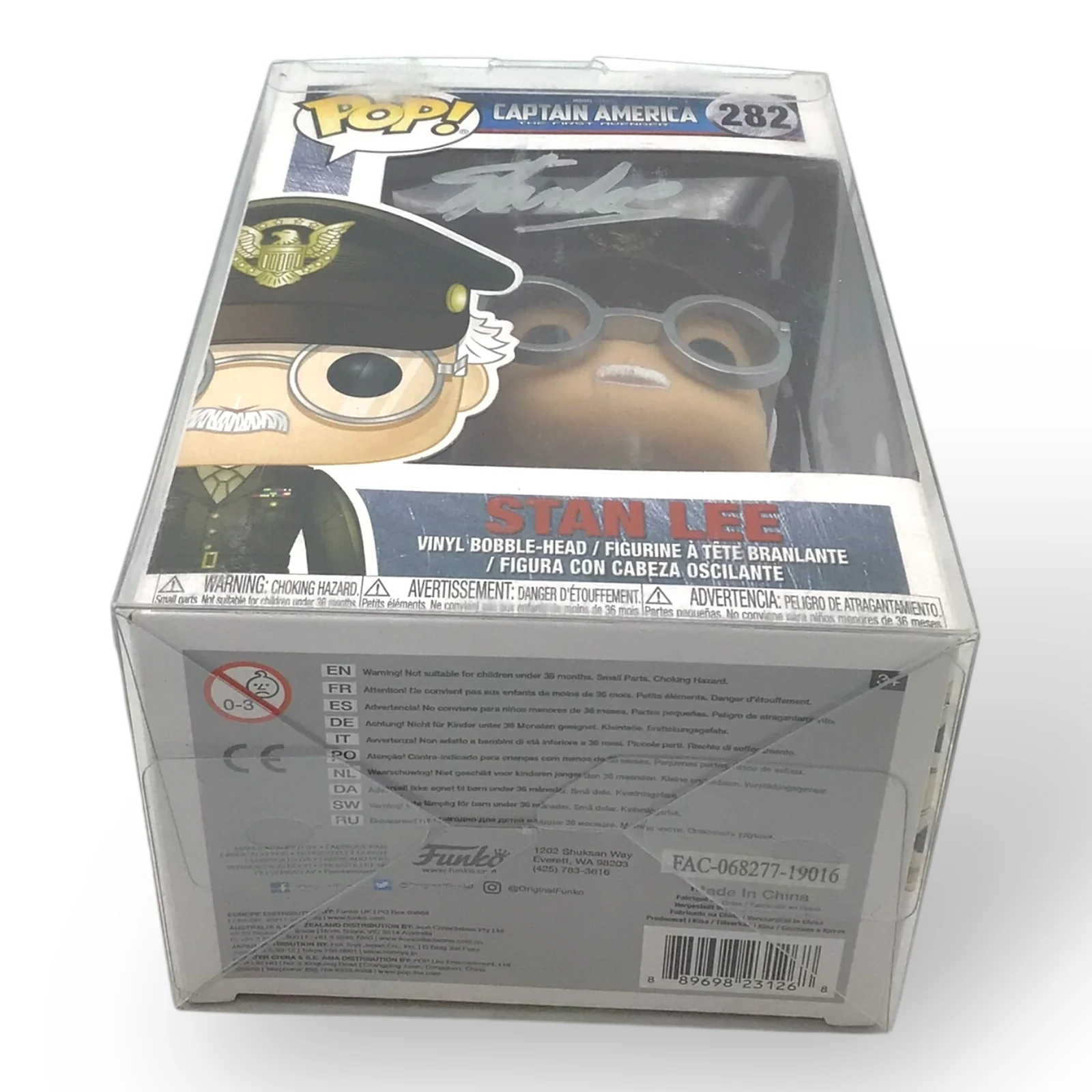 Stan Lee Autographed Captain America Funko Pop – The First Avenger #282 - Image 6