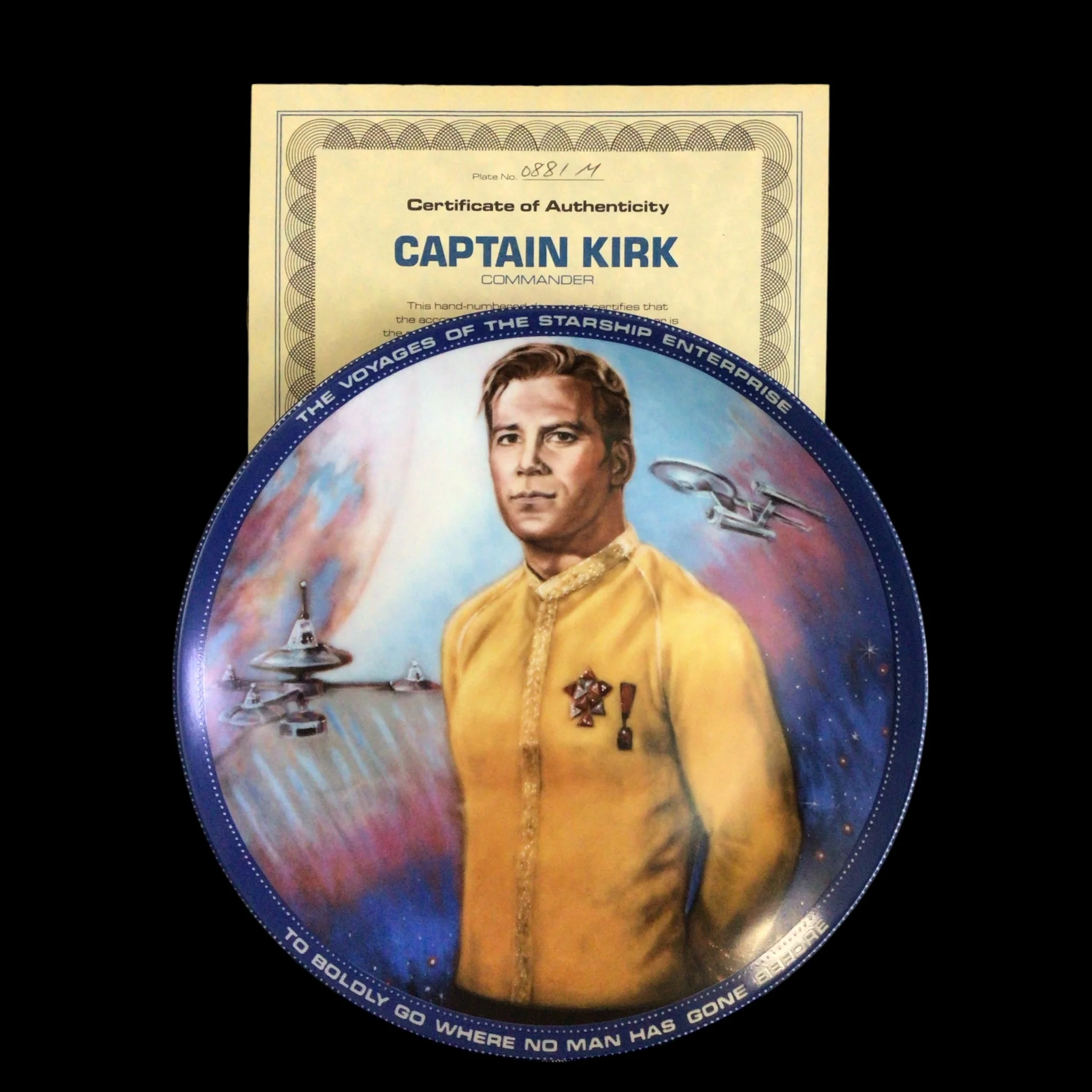 Star Trek Collector Plates "Voyages of the Starship Enterprise" Series Full Set - Image 3