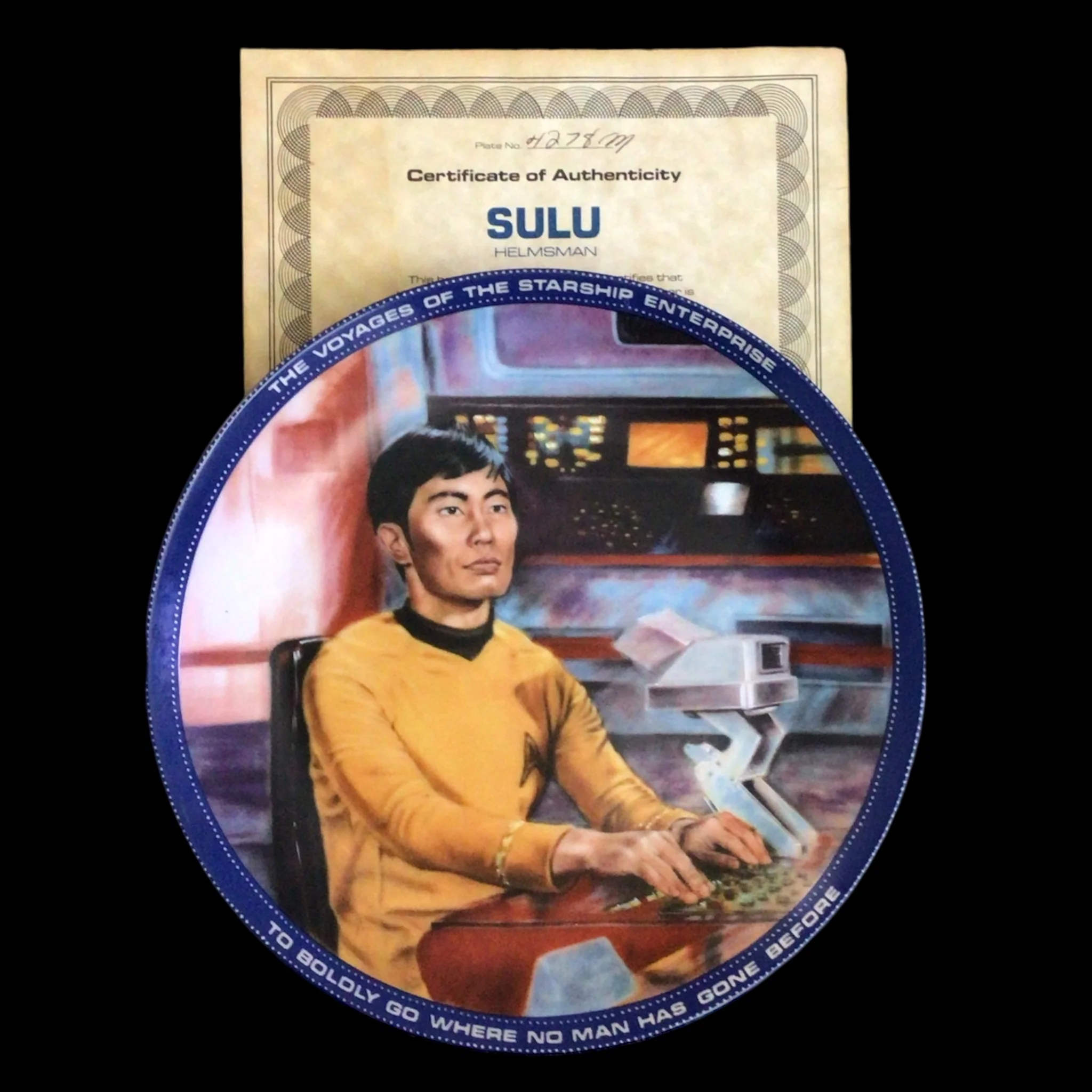 Star Trek Collector Plates "Voyages of the Starship Enterprise" Series Full Set - Image 4