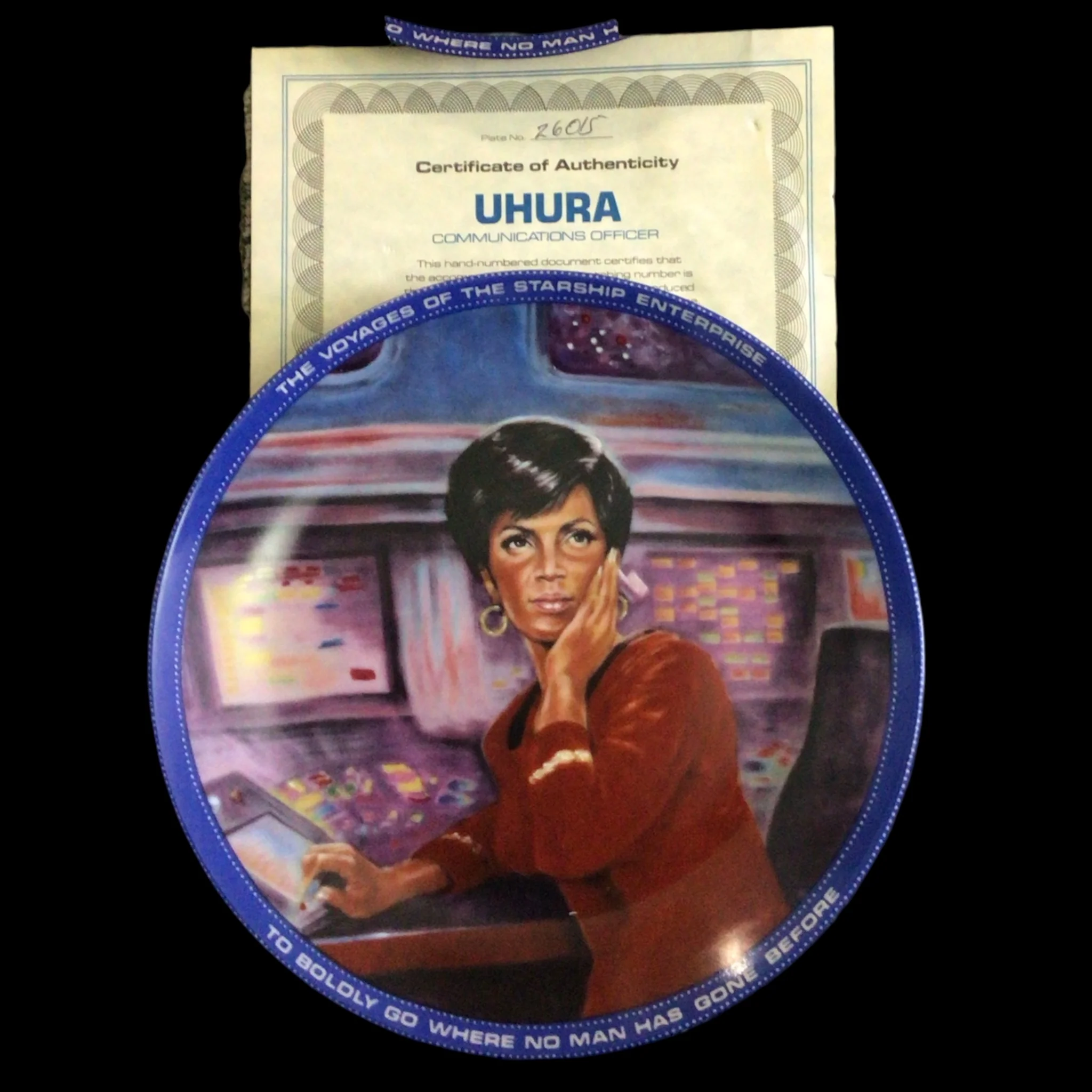 Star Trek Collector Plates "Voyages of the Starship Enterprise" Series Full Set - Image 6