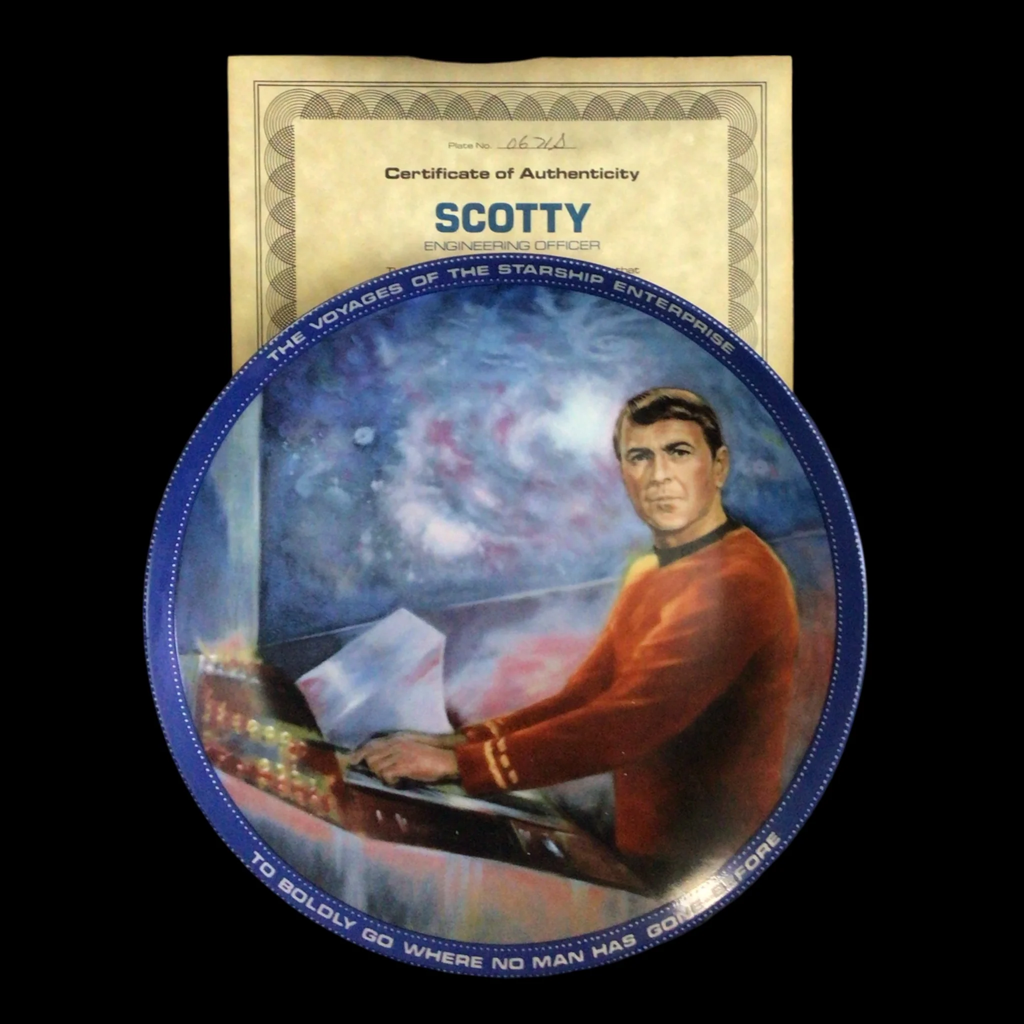 Star Trek Collector Plates "Voyages of the Starship Enterprise" Series Full Set - Image 7