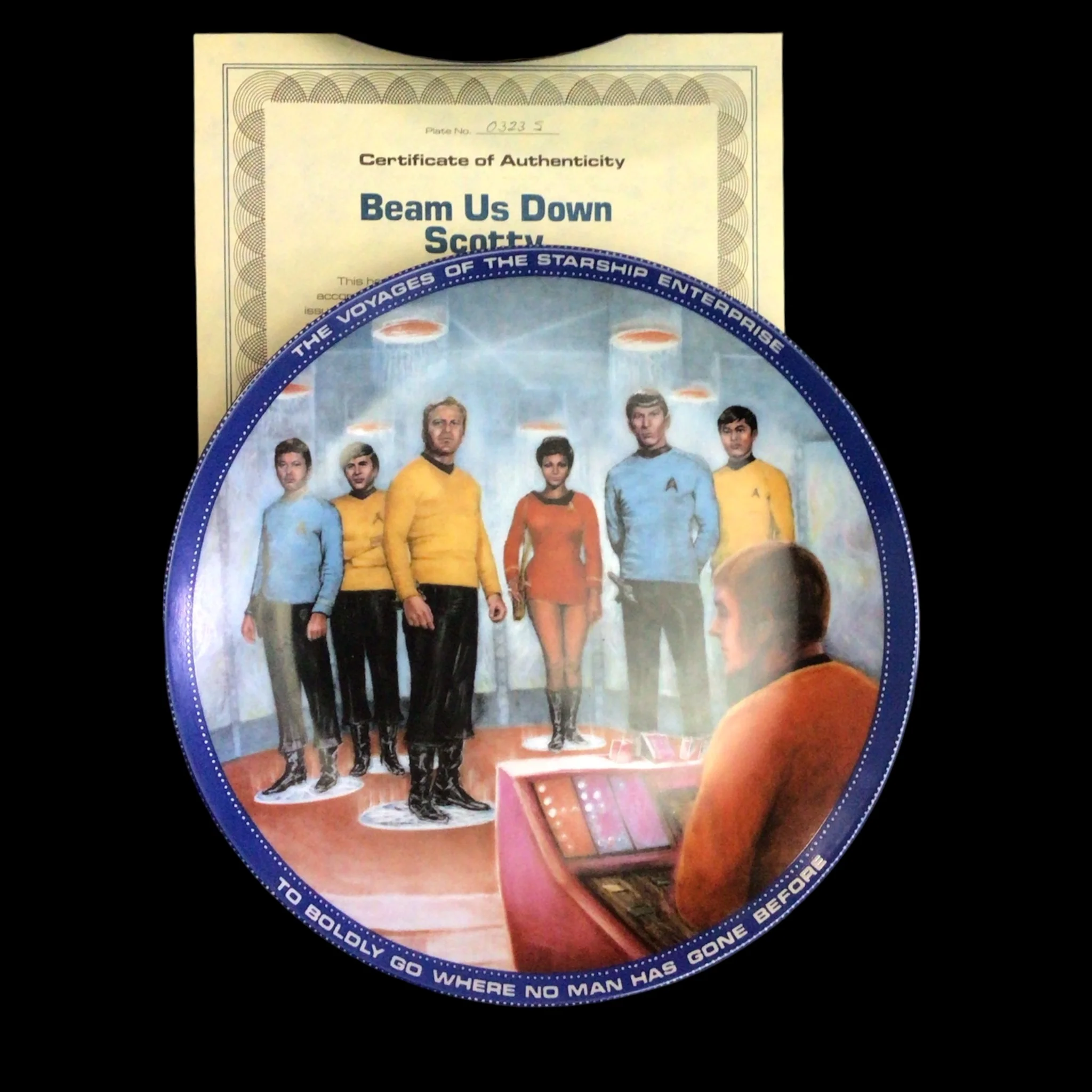 Star Trek Collector Plates "Voyages of the Starship Enterprise" Series Full Set - Image 8