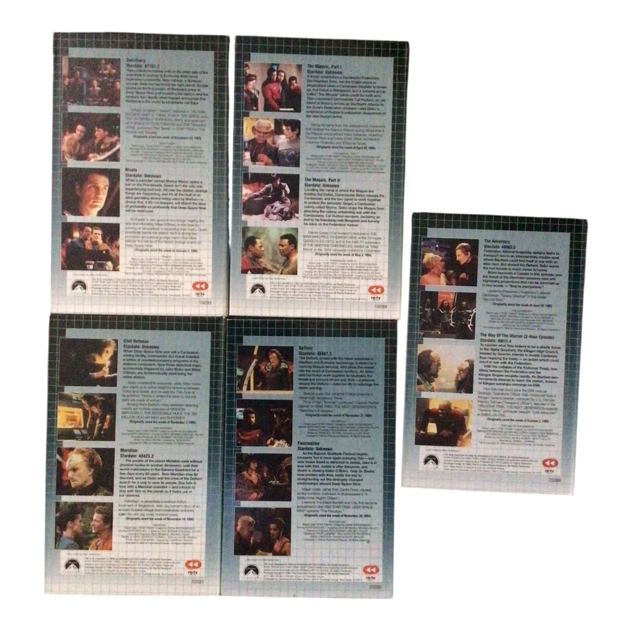 Star Trek: Deep Space Nine VHS Tape Collection (Columbia House, 11 Tapes) - Image 4