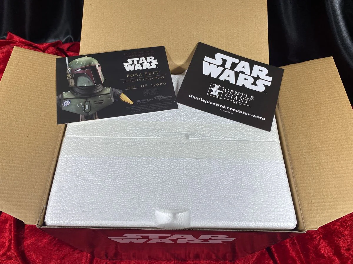 Star Wars- BOBA FETT- Legends in 3D- 1/2 SCALE BUST- MIB - Image 4
