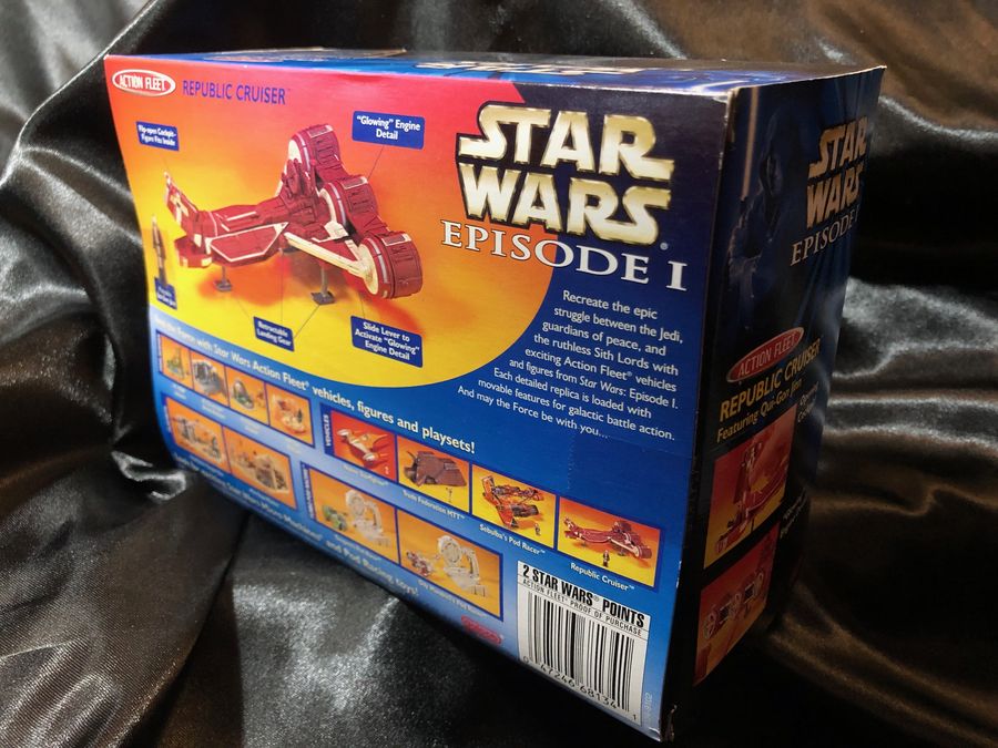 Star Wars Episode I- Republic Cruiser w/ Qui-Gin Jinn - Image 2