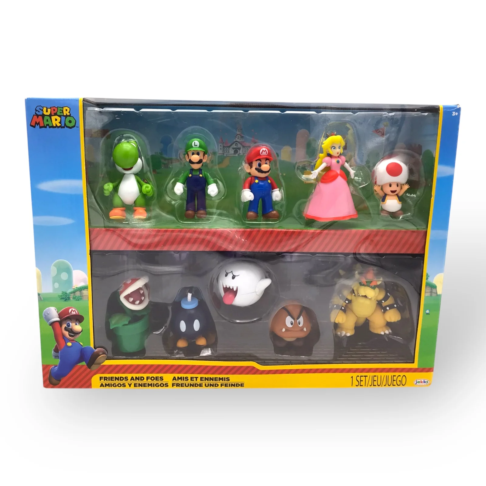 Super Mario Friends & Foes 10-Figure Set | Jakks 2022 Nintendo Collection New - Image 3