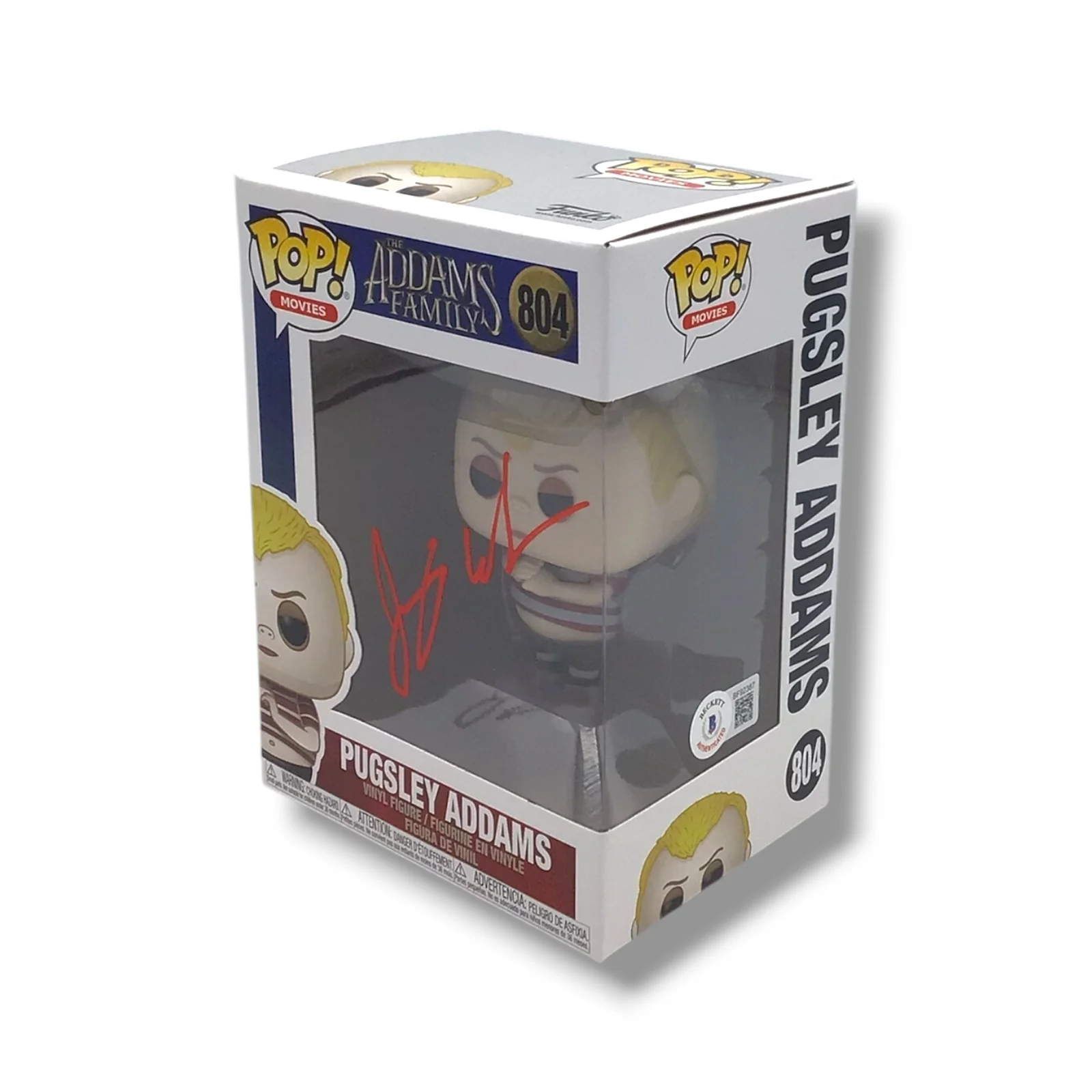 The Addams Family (#804) Pugsley Addams Funko POP! Signed by Jimmy Workman - Image 2