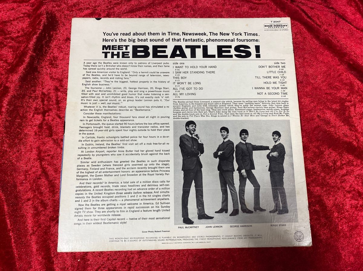 The Beatles - Meet The Beatles! - T2047 - Image 2