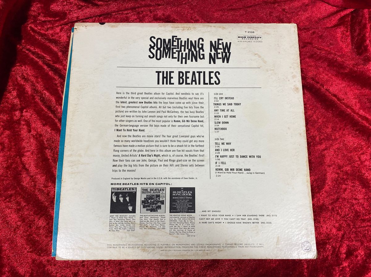 The Beatles - Something New - T2108 - Image 2